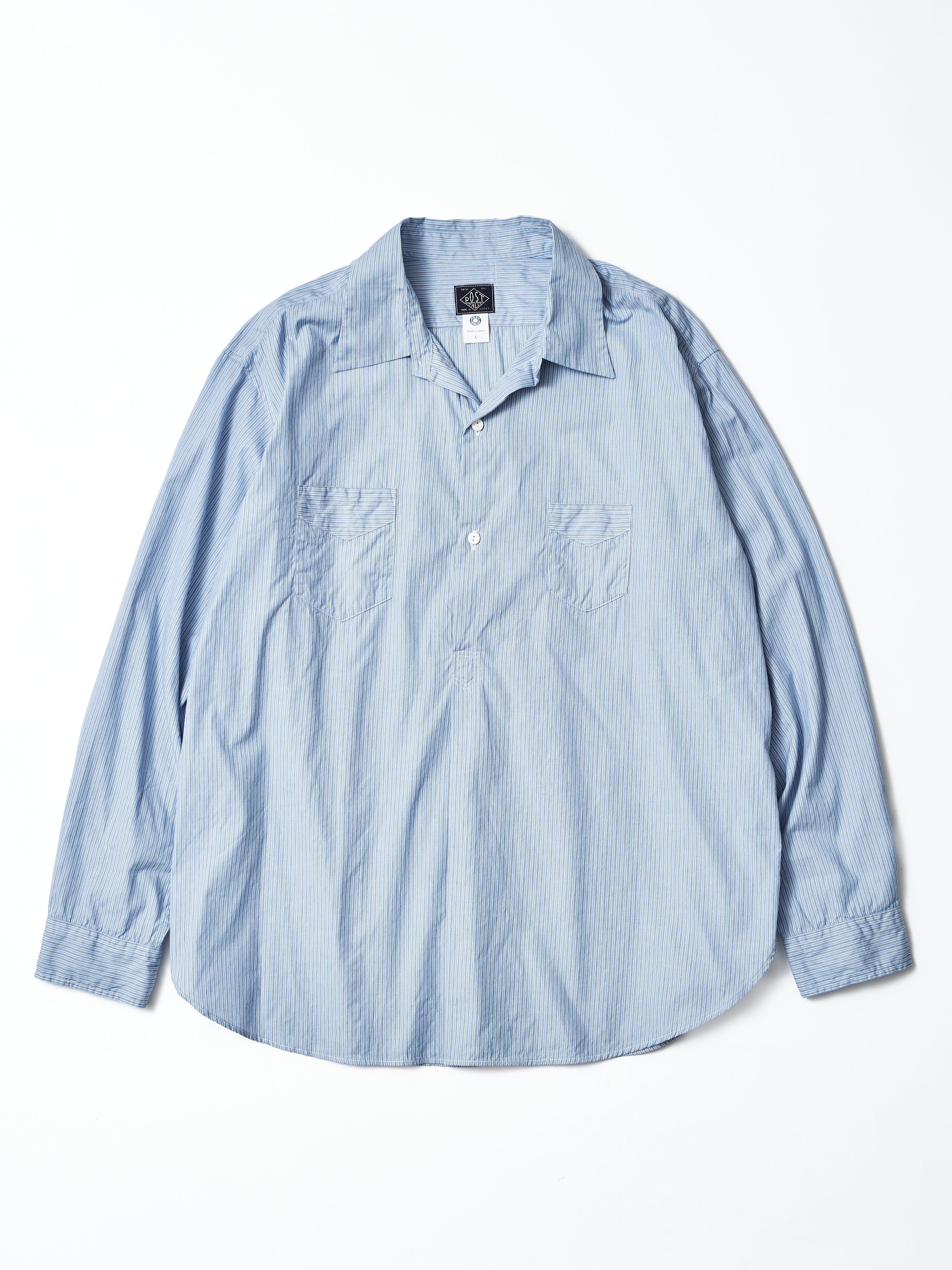 #3220L-SS4 NEUTRA 5 LLC : stripe shirting blue3_1