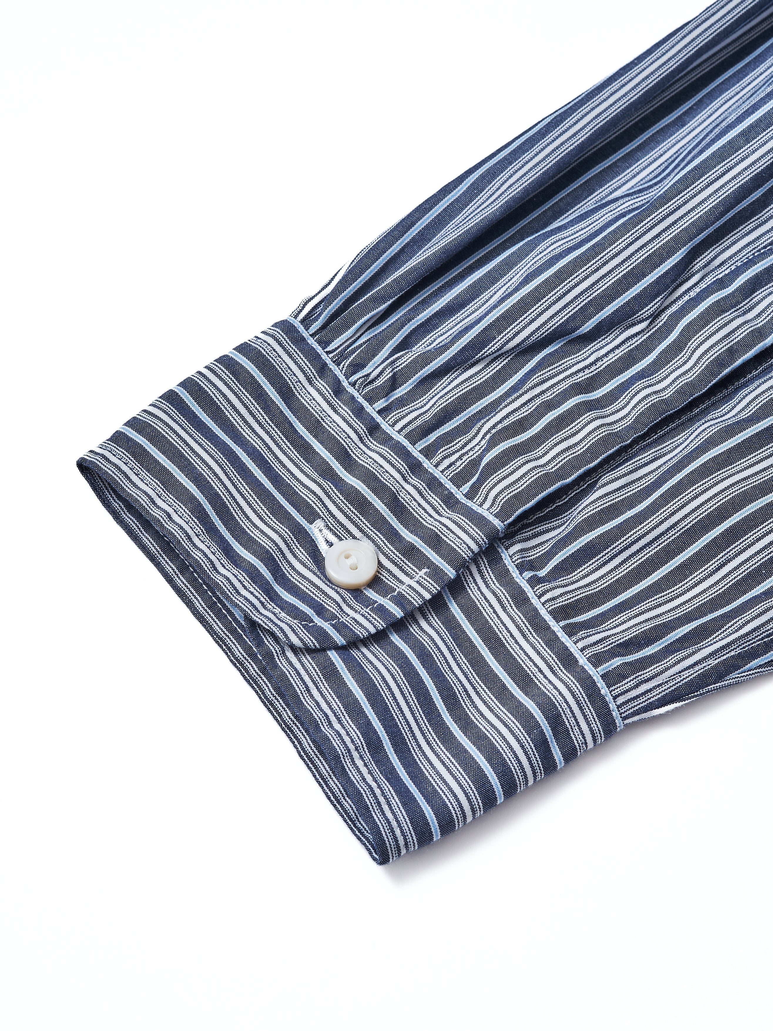 #3220L-SS5 NEUTRA 5 LLC : stripe shirting navy_5