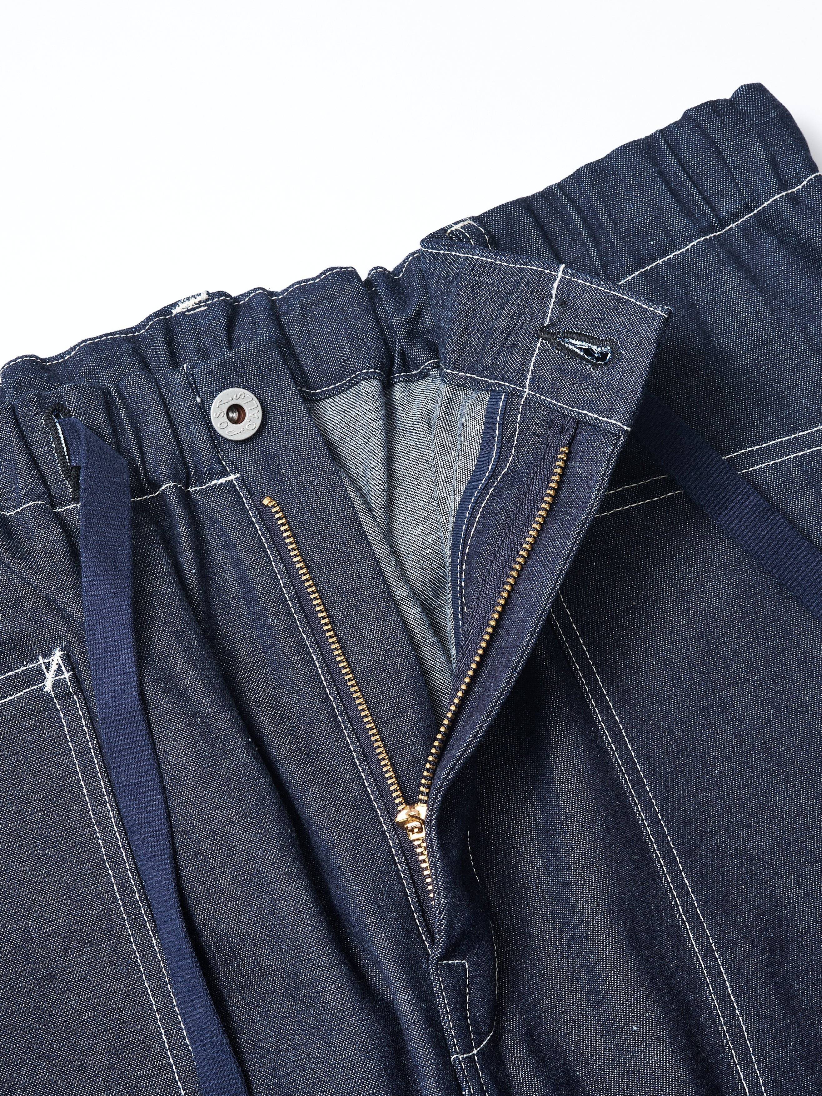 #3312S-01 E-Z DND Shorts : 10oz. Denim rigid indigo_3