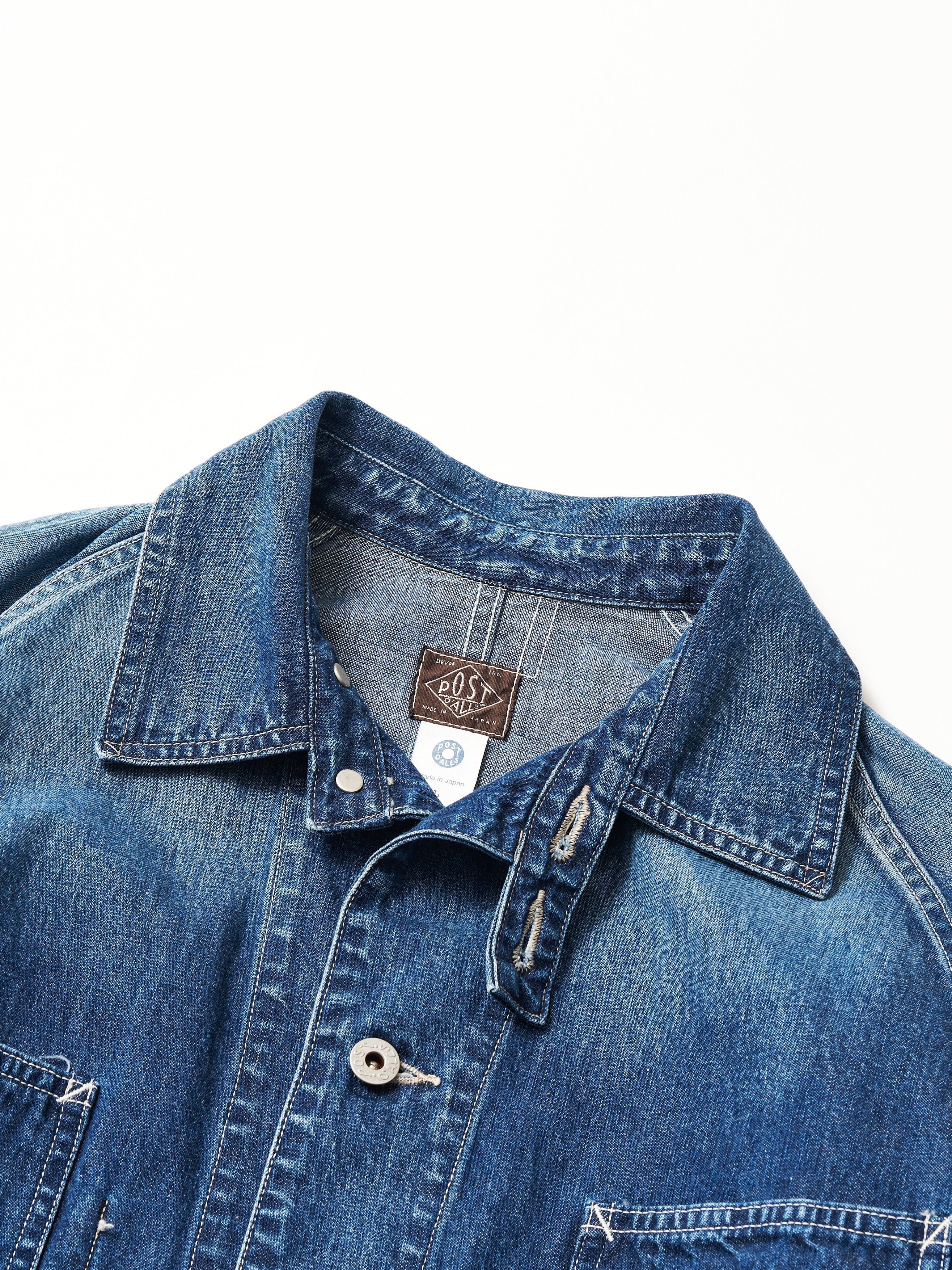 #3134-01W POST 47 : 10oz. Denim worn indigo_3