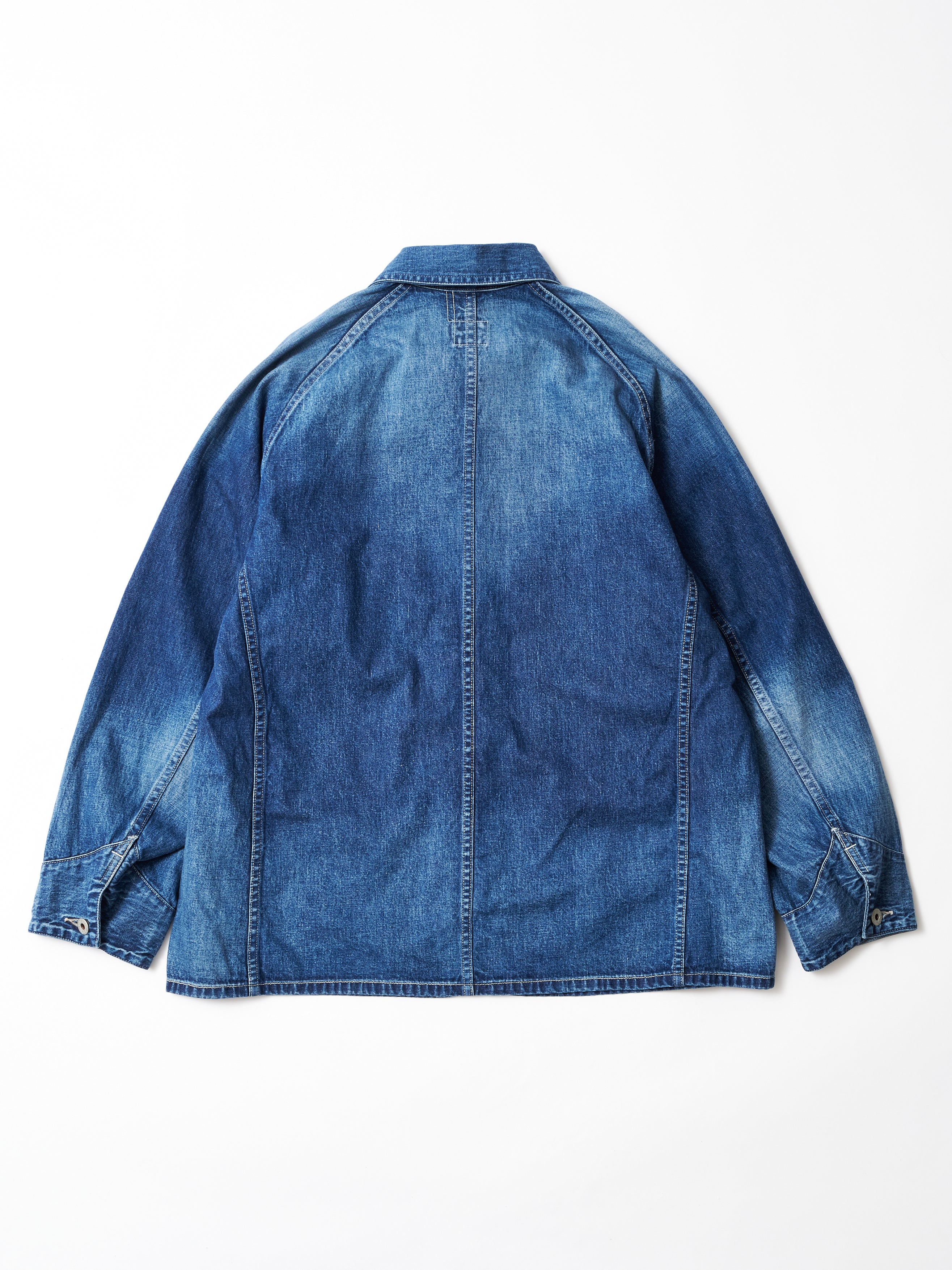 #3134-01W POST 47 : 10oz. Denim worn indigo_5