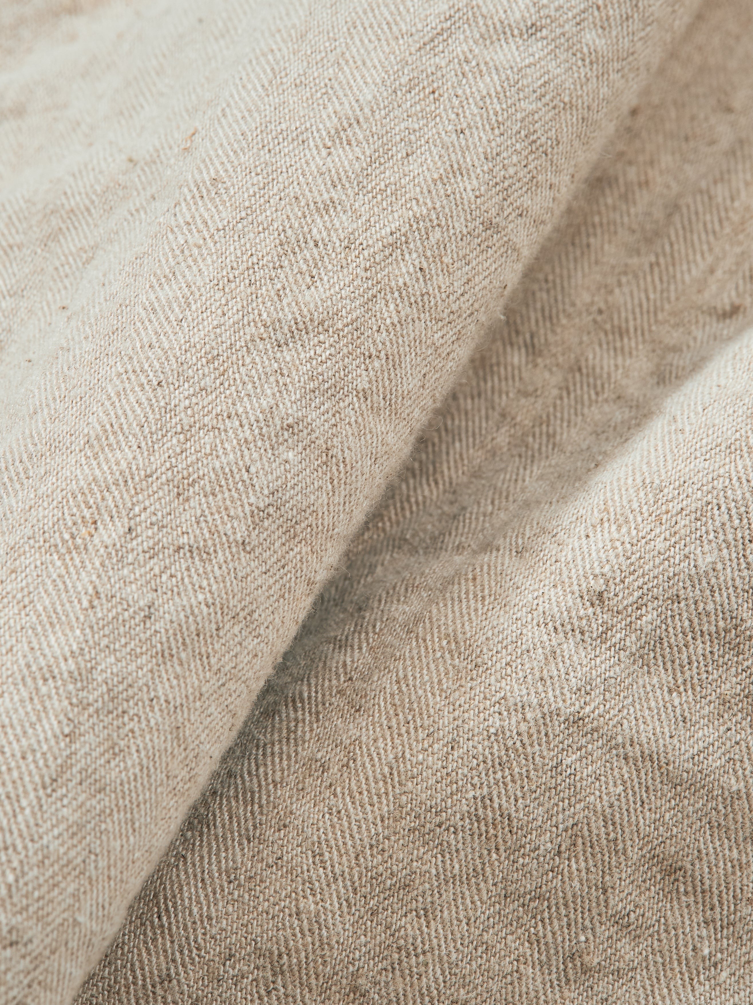 #3135-LHN POST Chinois Travail 2 : linen/cotton HBT natural