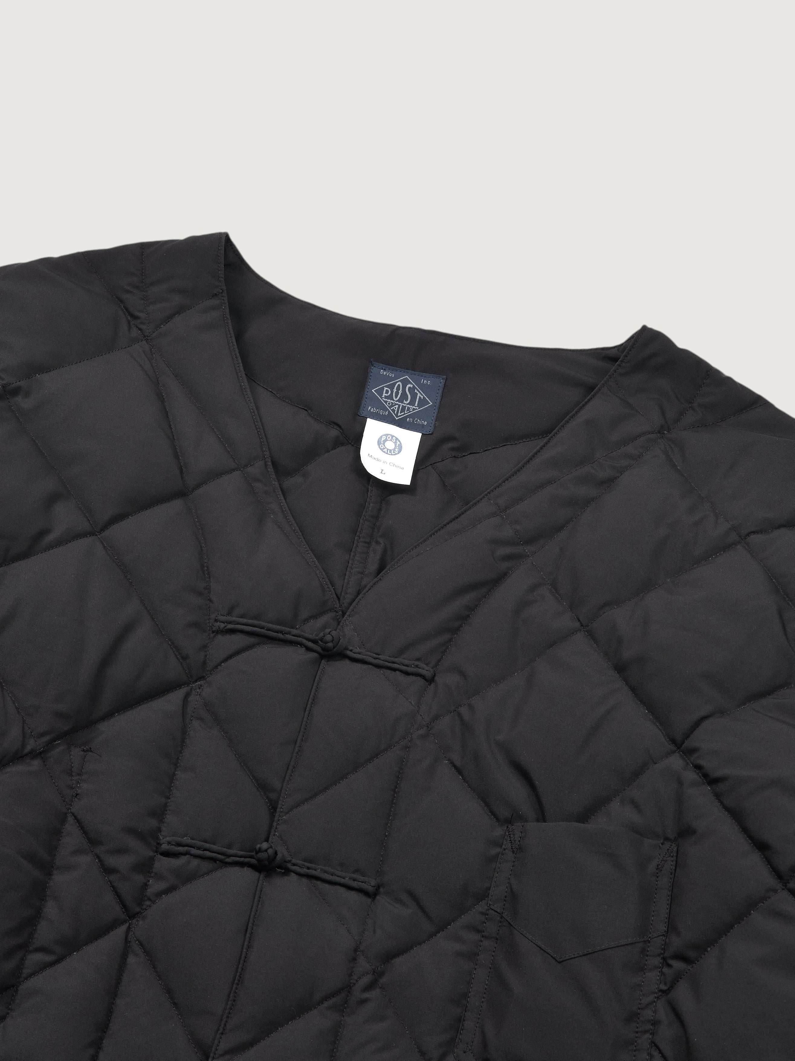 #3109BL-PB POST Chinois DV : polyester poplin black