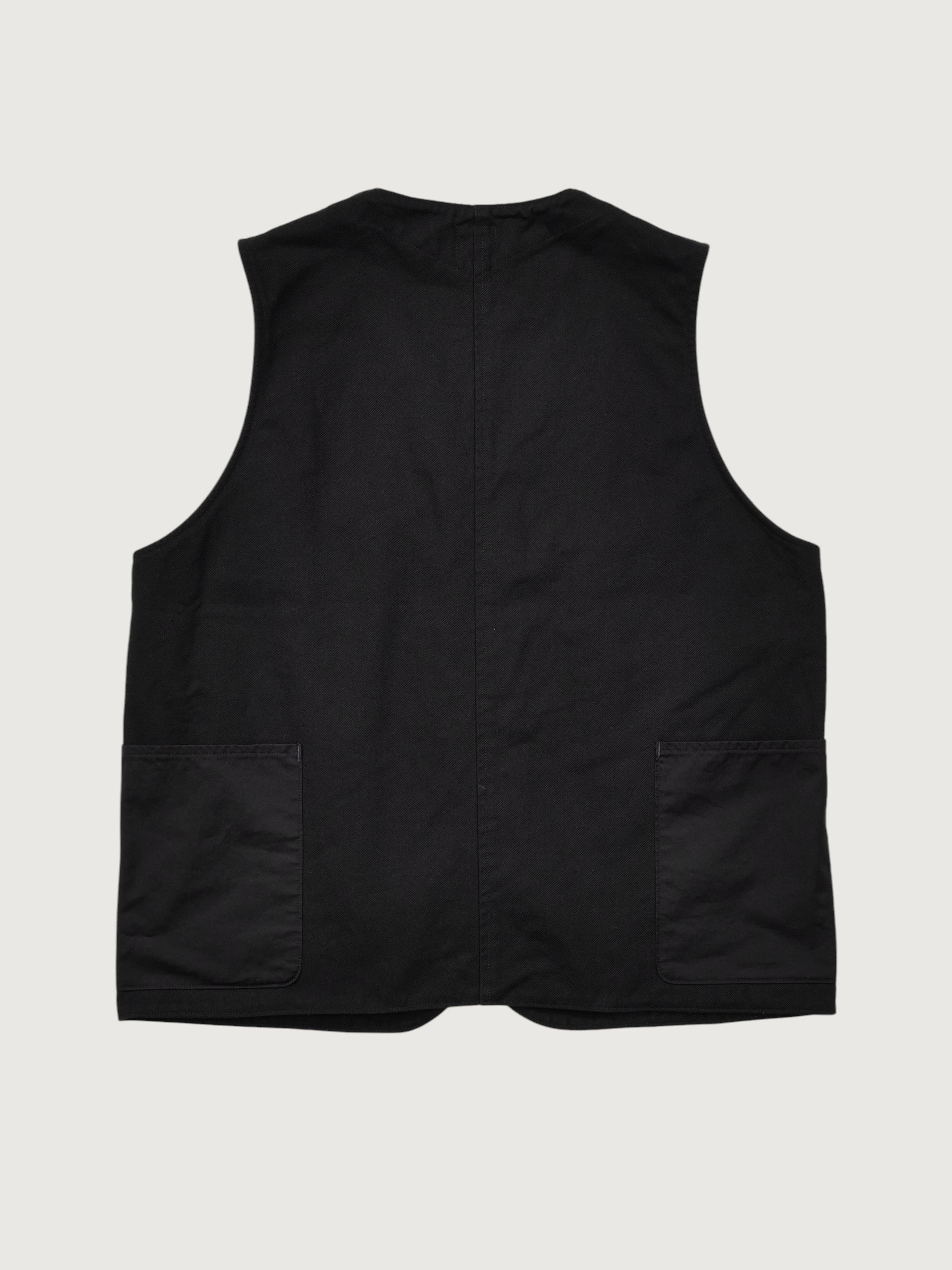 #3504-CSB Royal Moody : cotton serge combo black