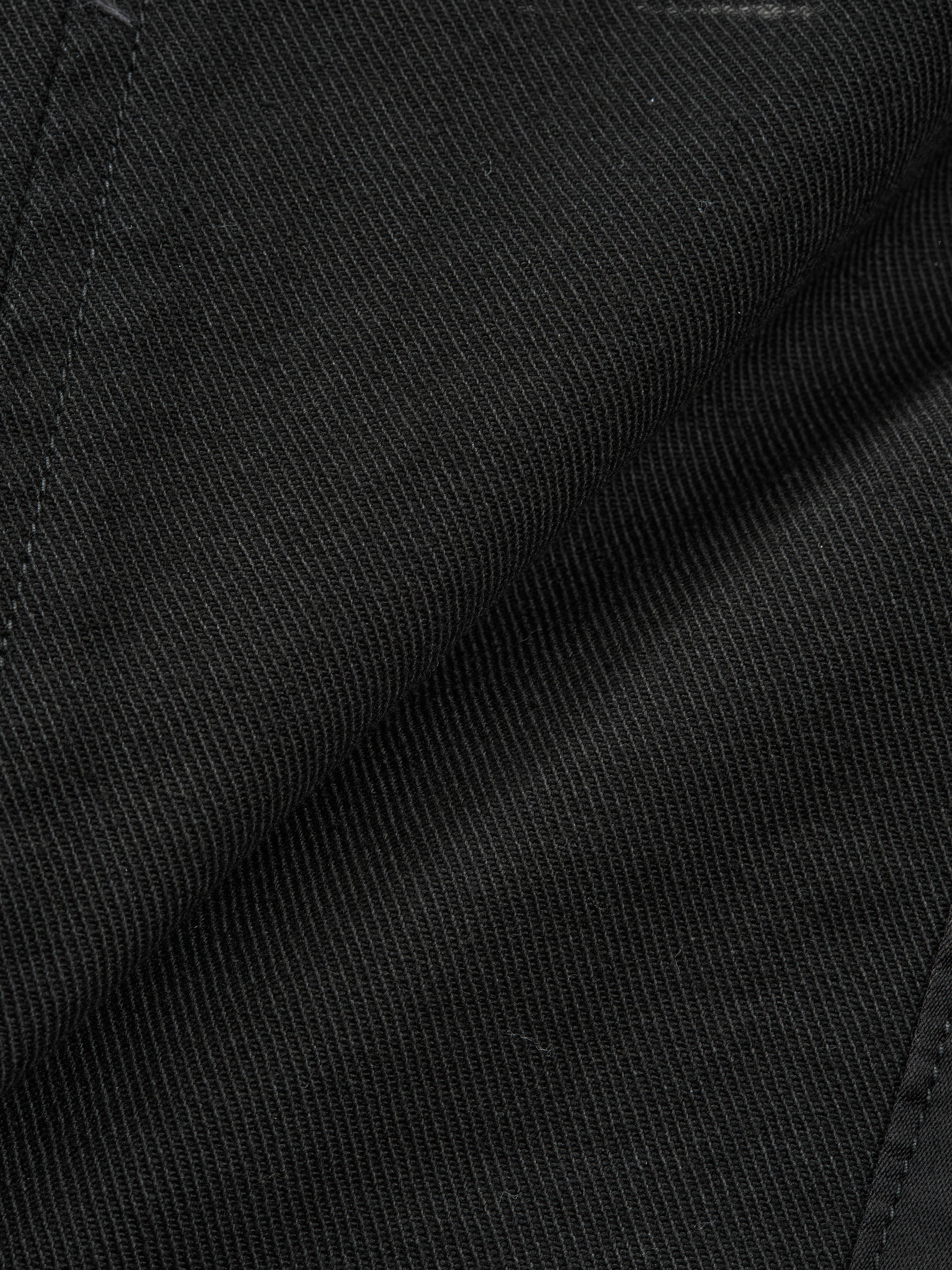 #3504-CSB Royal Moody : cotton serge combo black