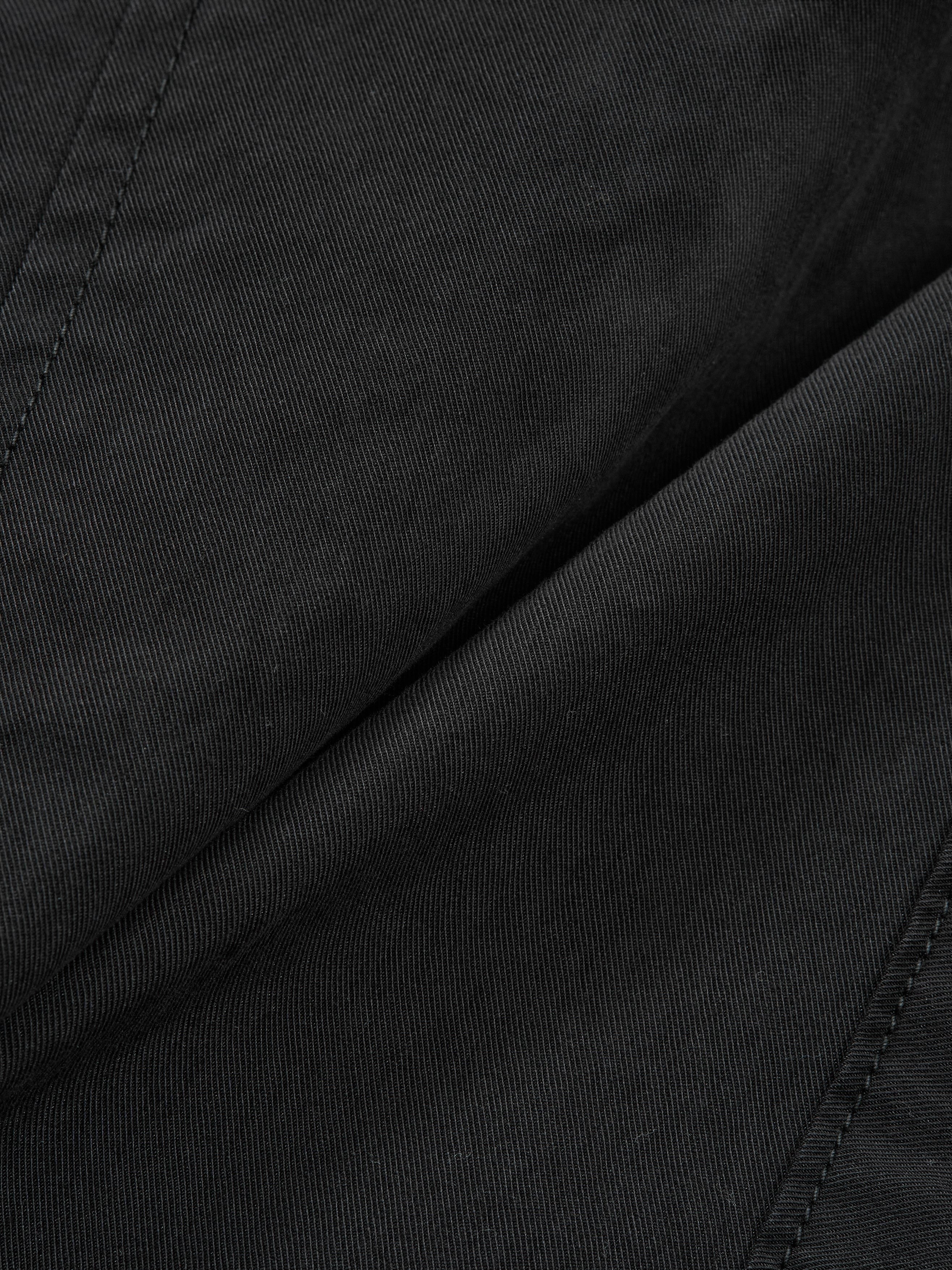 #3504-ETB Royal Moody : 60/40 twill black
