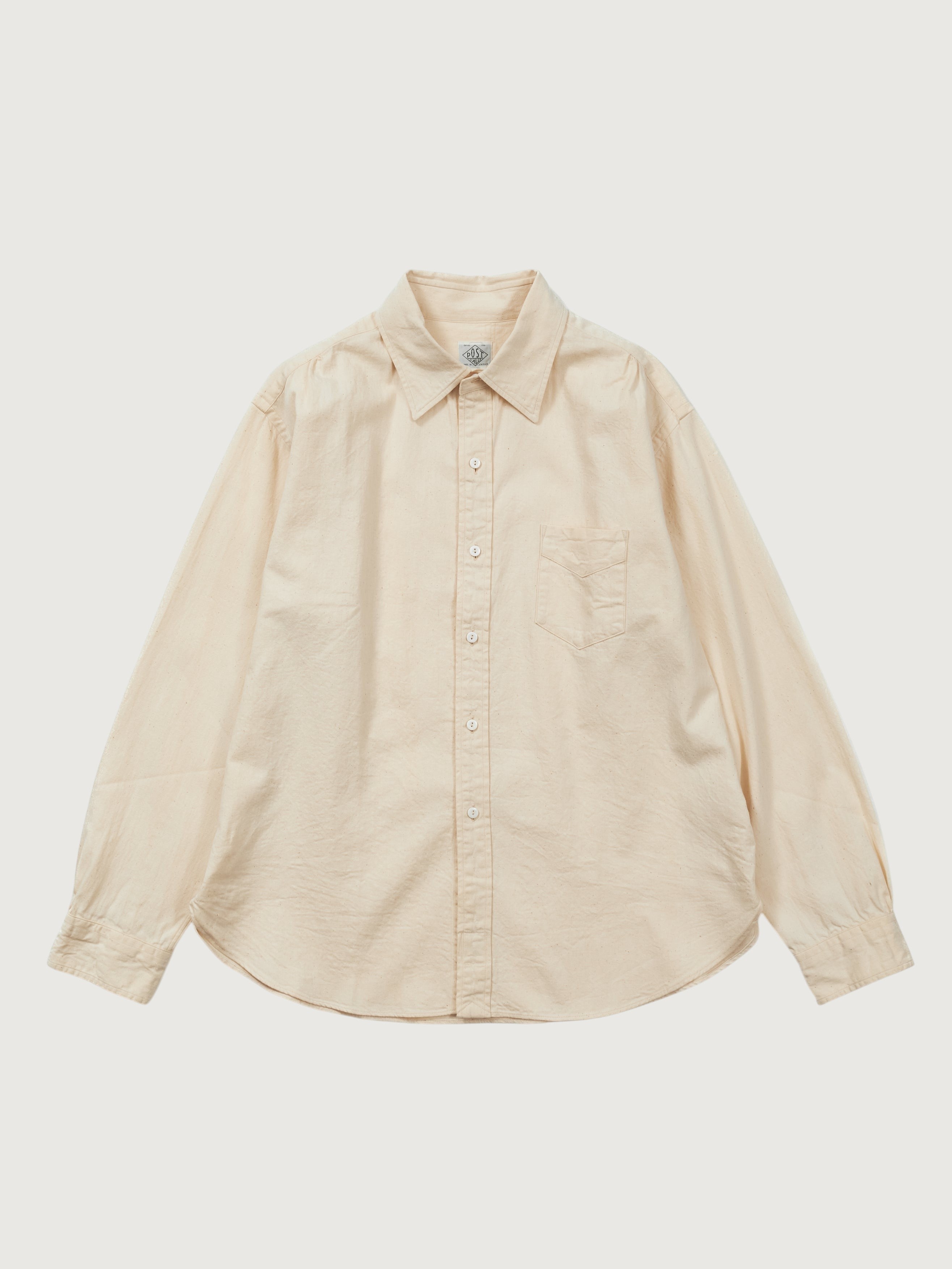 #3232-VTN Original BL Shirt : vintage twill natural