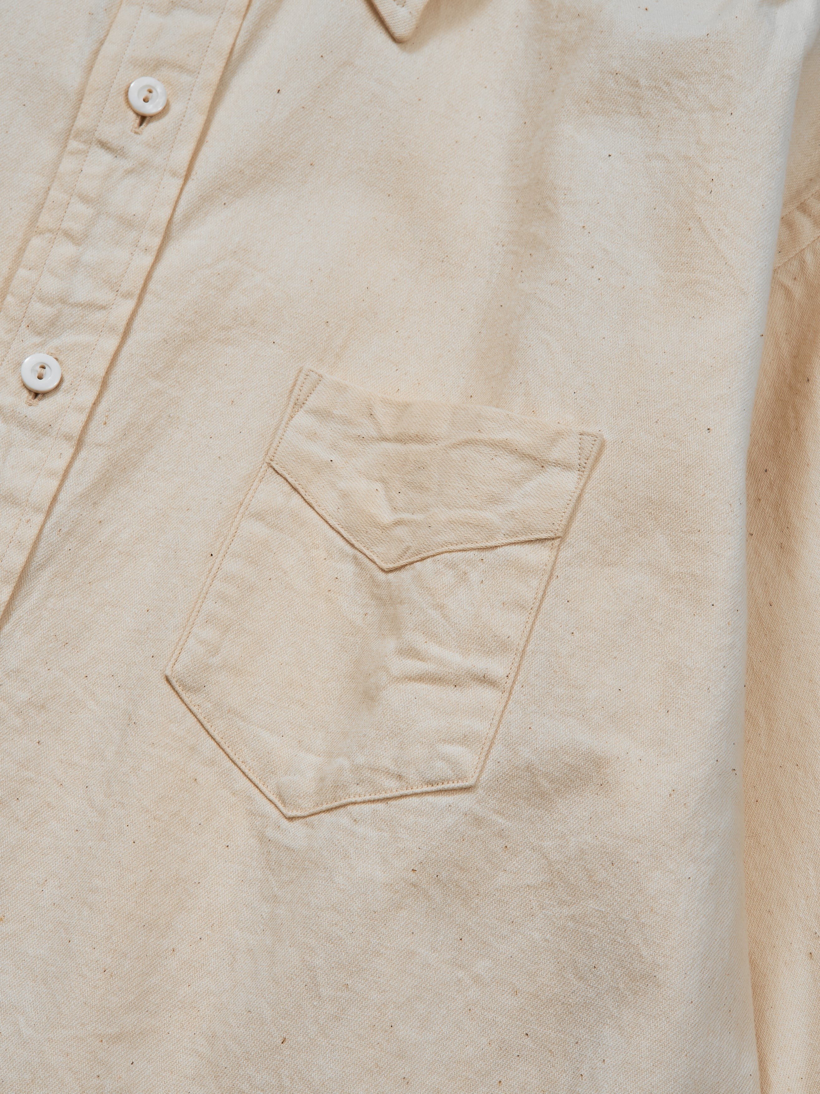 #3232-VTN Original BL Shirt : vintage twill natural