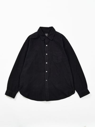 #3234-CSB Rounder : cotton suede black
