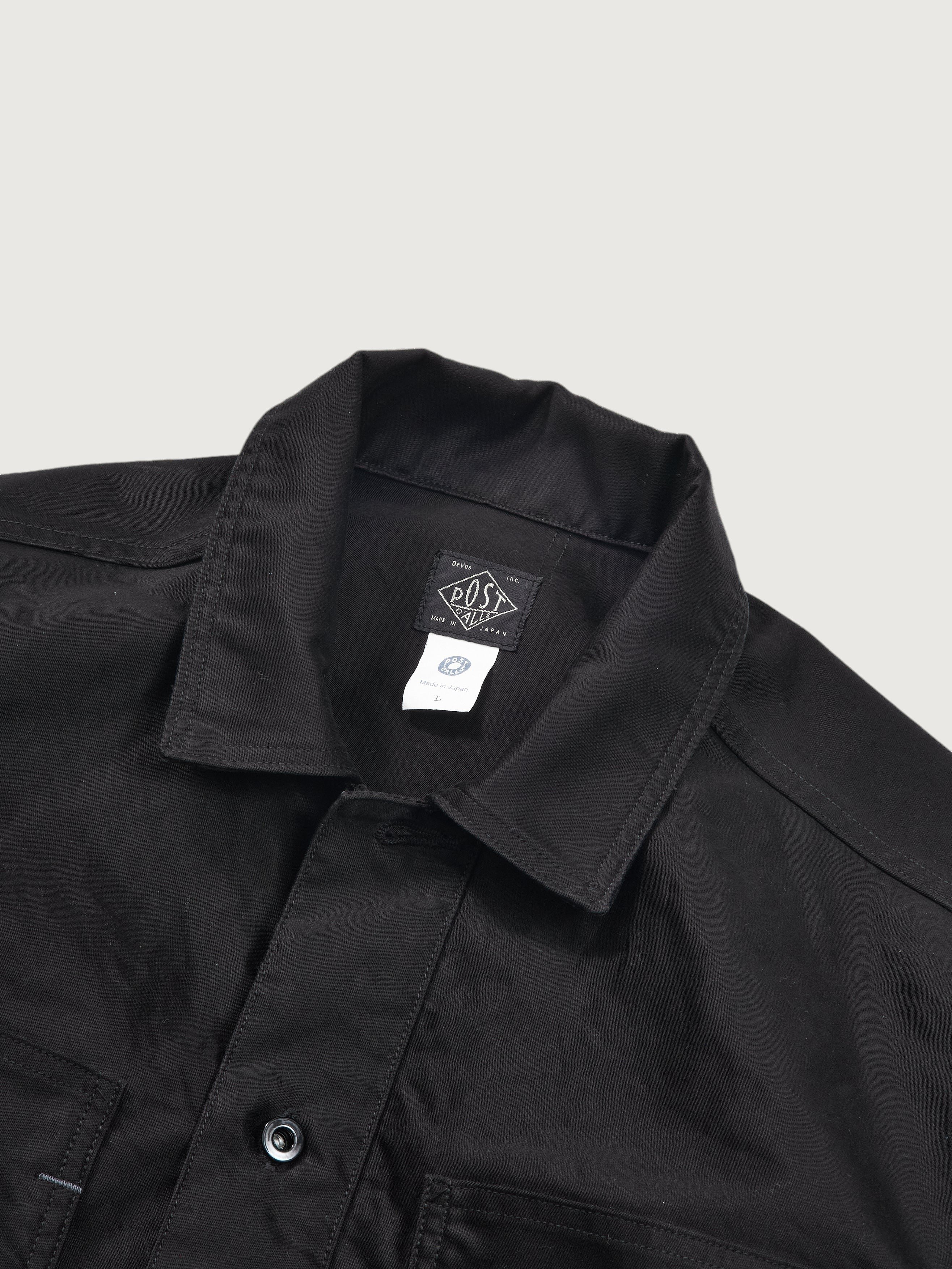 #1204-MSB ARMY Shirt : moleskin black