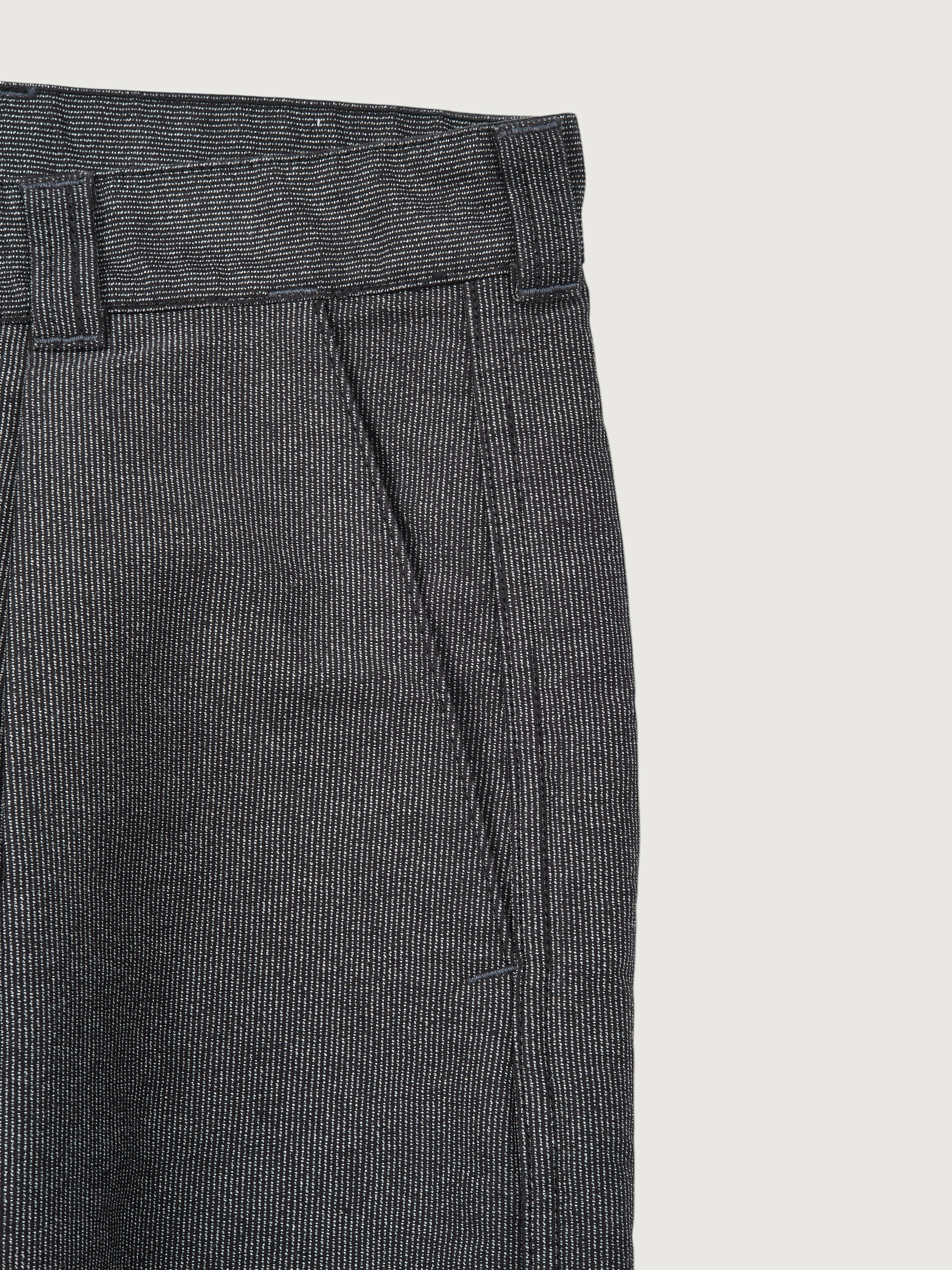 #3328-PB POS-Travail Pants : pinstripe black
