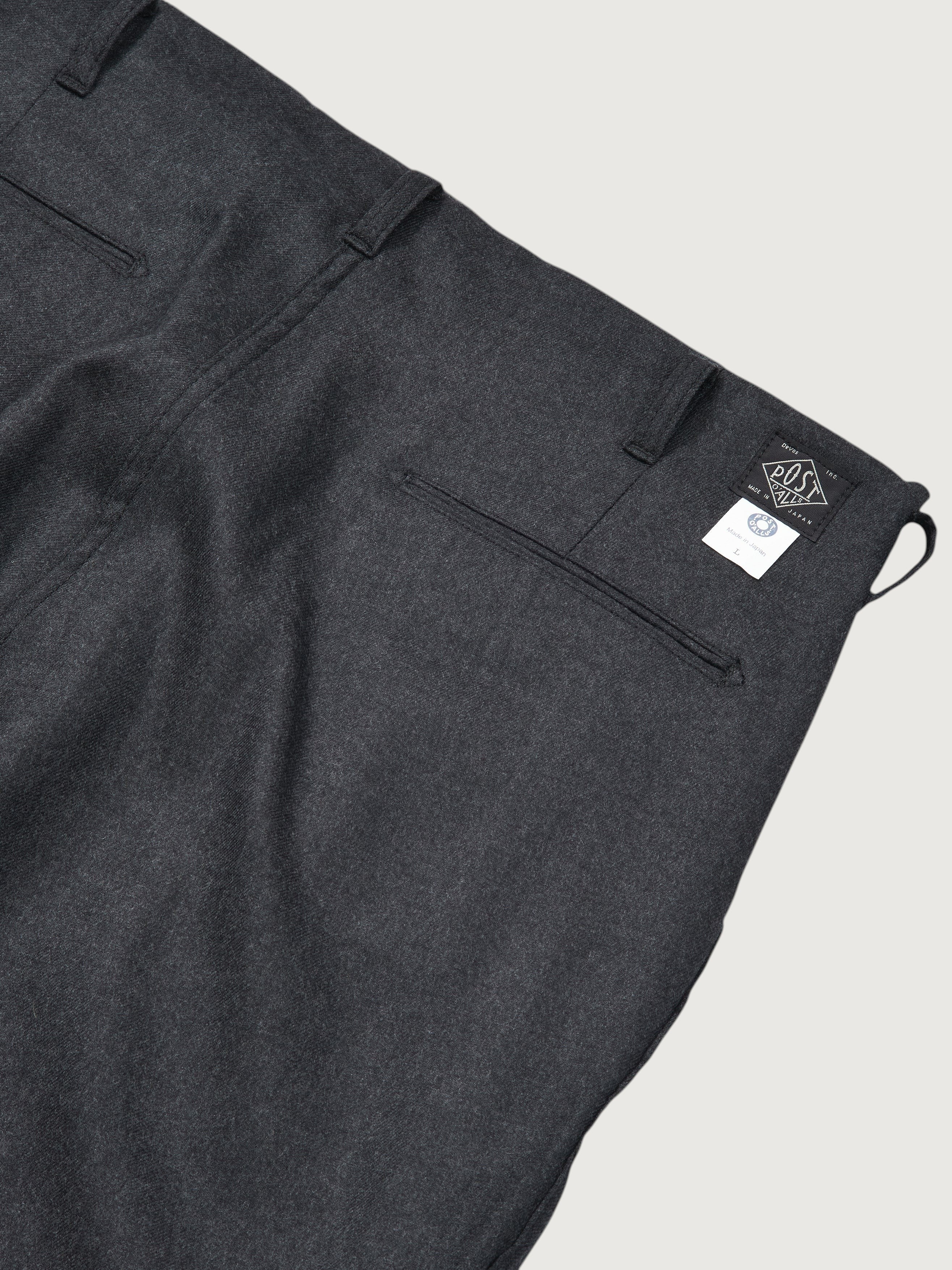 #3326-WC California Pegtop : wooly charcoal heather