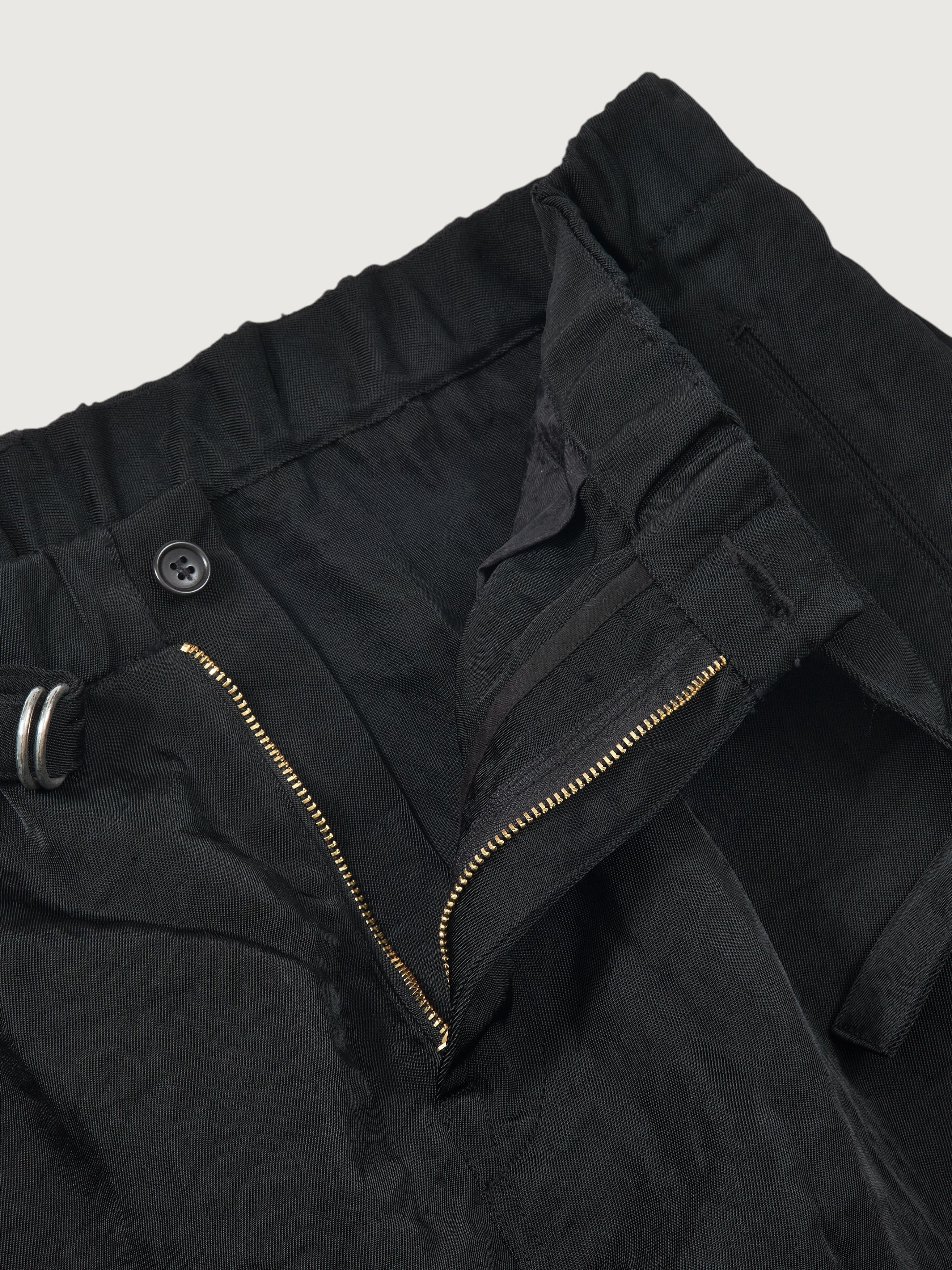 #3307CP-HNB POST Coach Pants : heavy nylon twill black