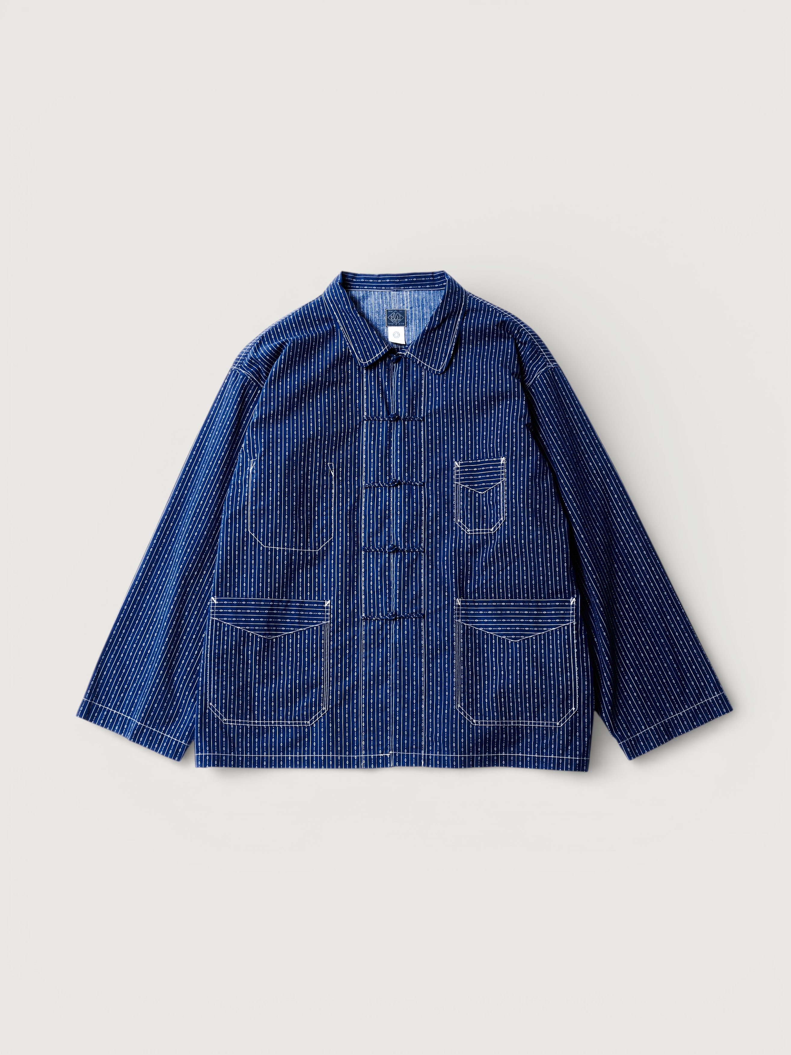 ジャケット・アウター POST Chinois Vintage Sheeting 3107B-2 POST chinois : vintage calico navy