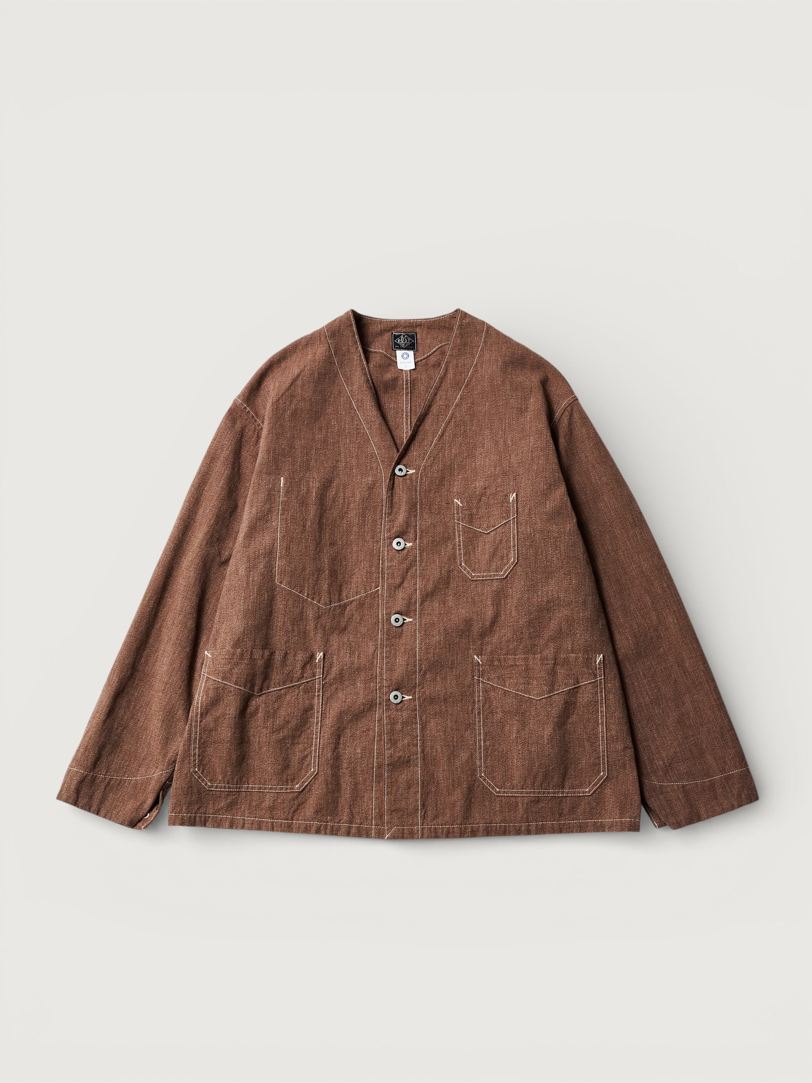 #3135DV-CCB POST Chinois Travail 2 DV : cotton covert brown