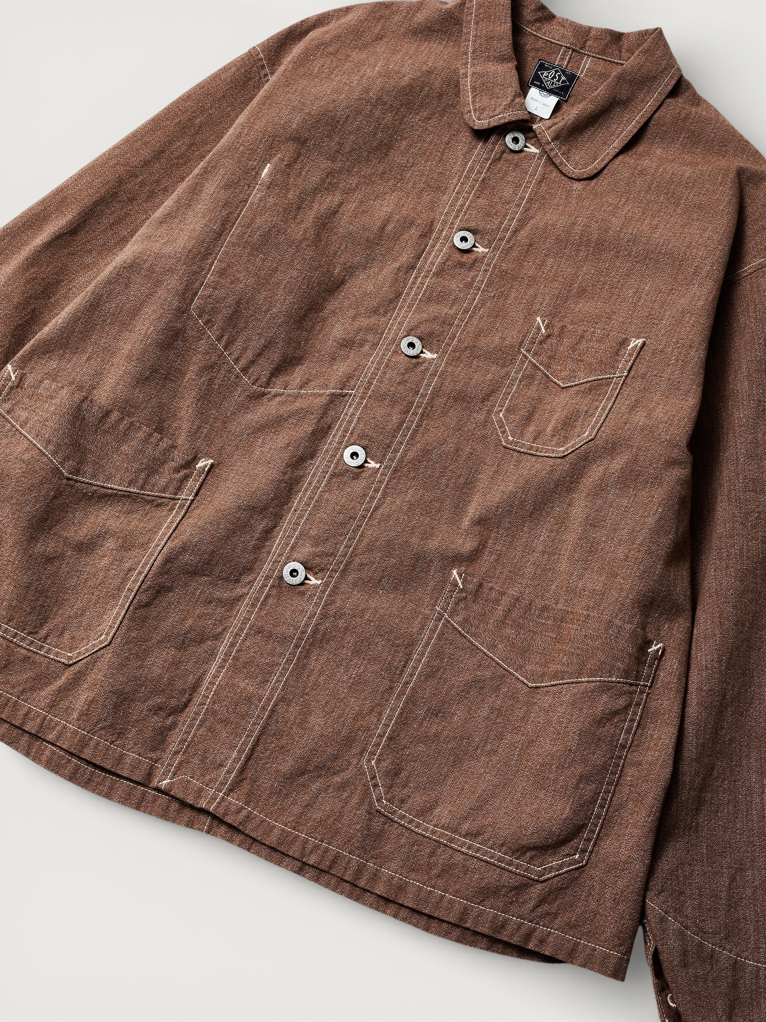 #3135-CCB POST Chinois Travail 2 : cotton covert brown