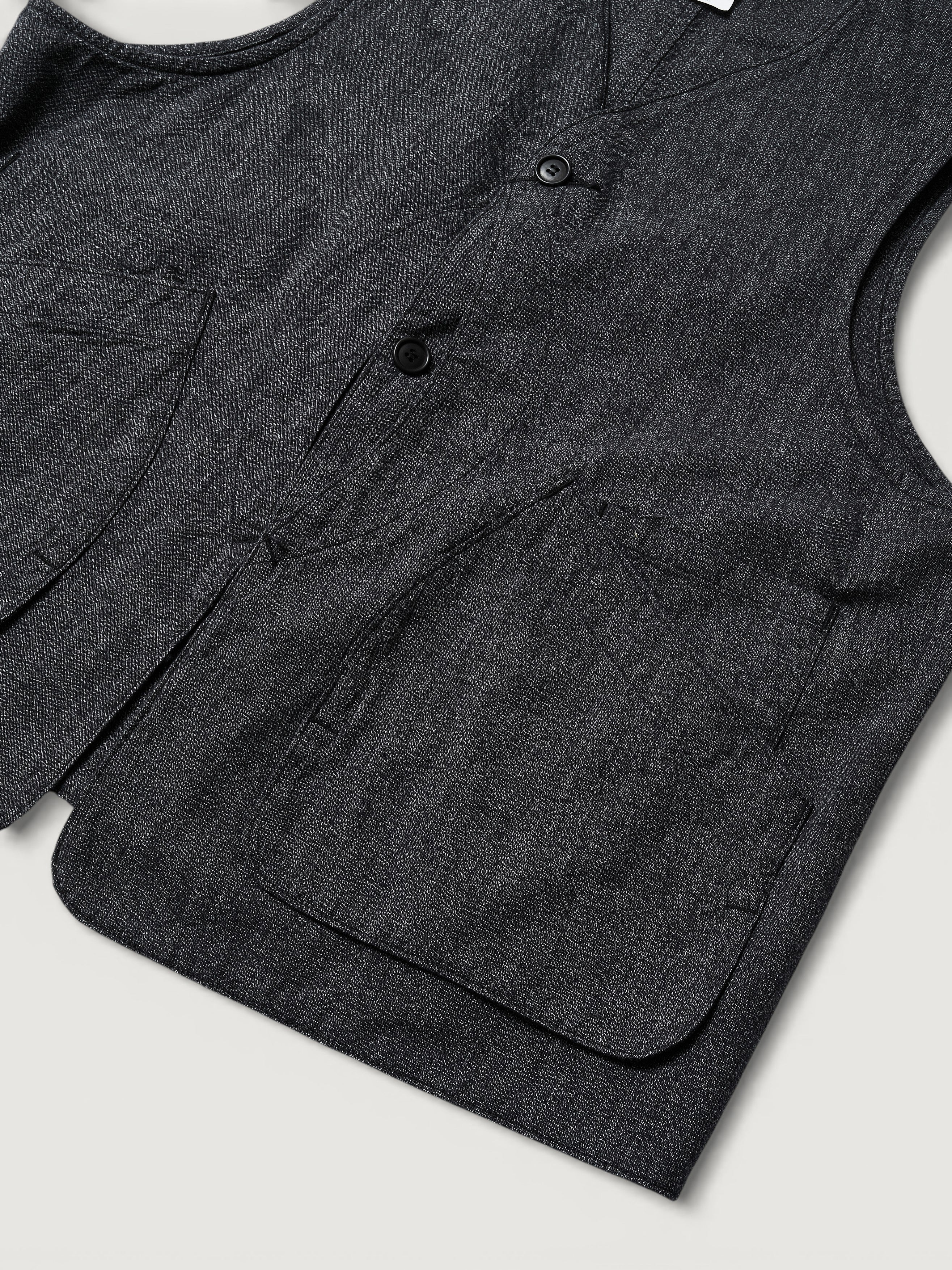 #3503-CCG DEE Vest 2 : cotton covert grey