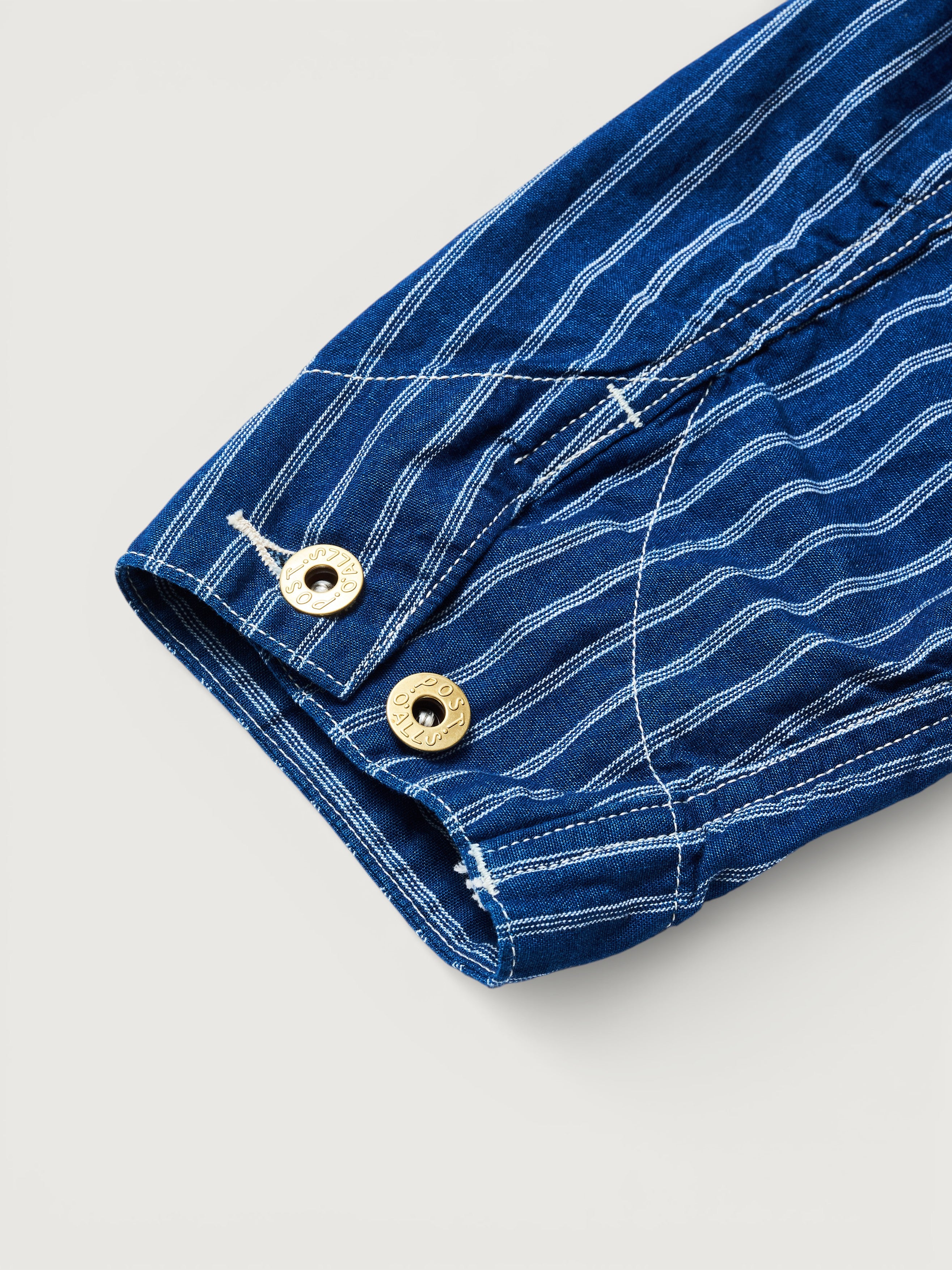 #3102SB-SC2 SWEETBEAR 3 : stripe chambray 2 indigo