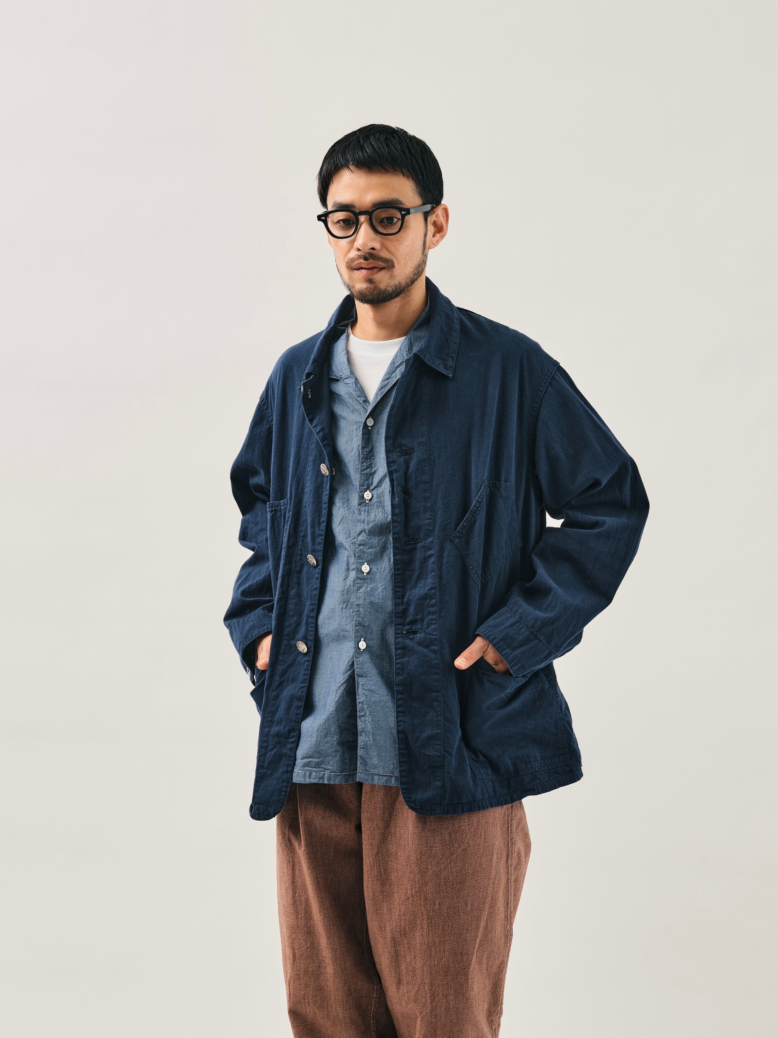 #3102SB-MDI SWEETBEAR 3 : mid weight denim indigo blue