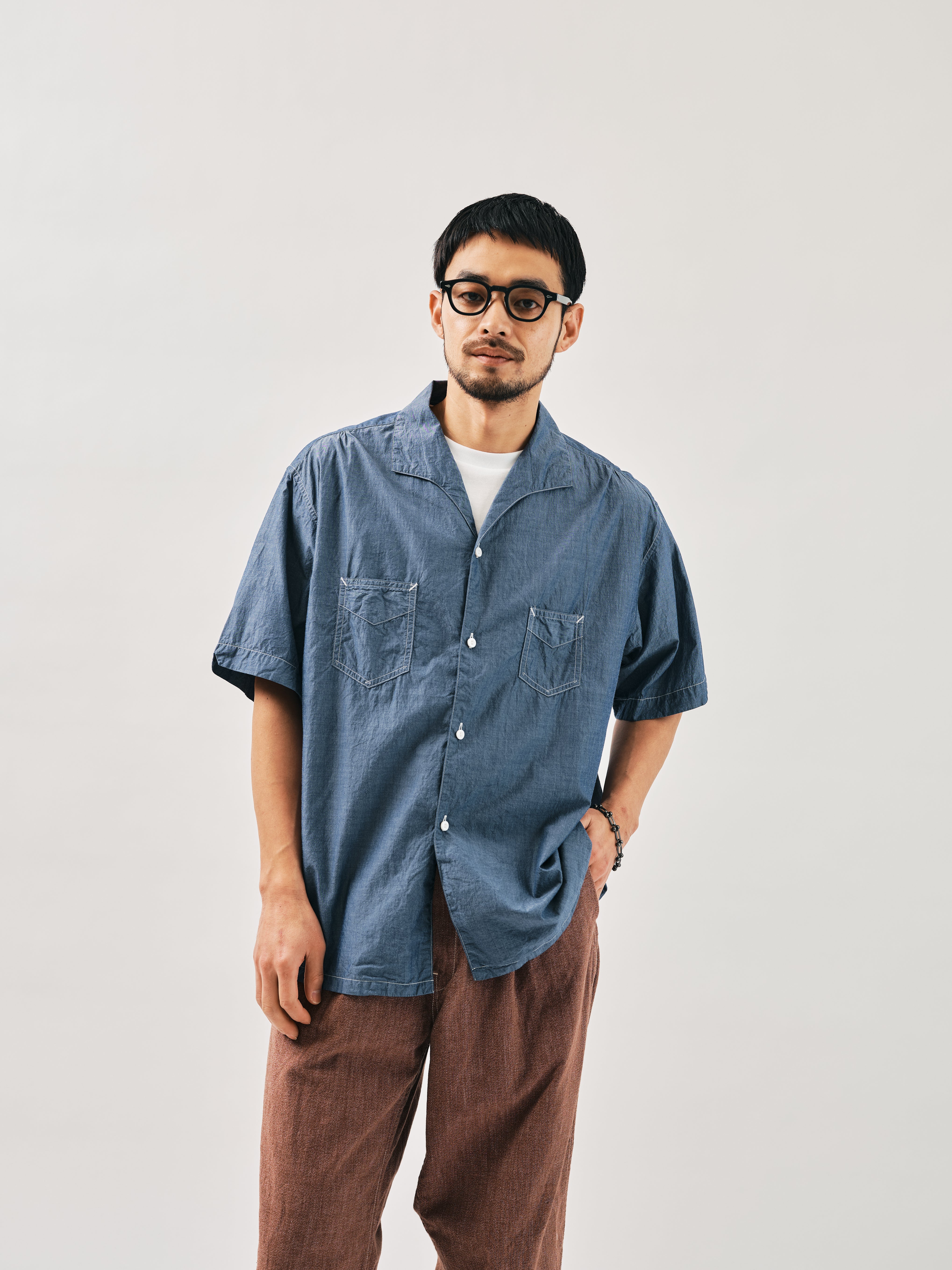 #3231-HBB Fever 2 S/S : high count broadcloth blue