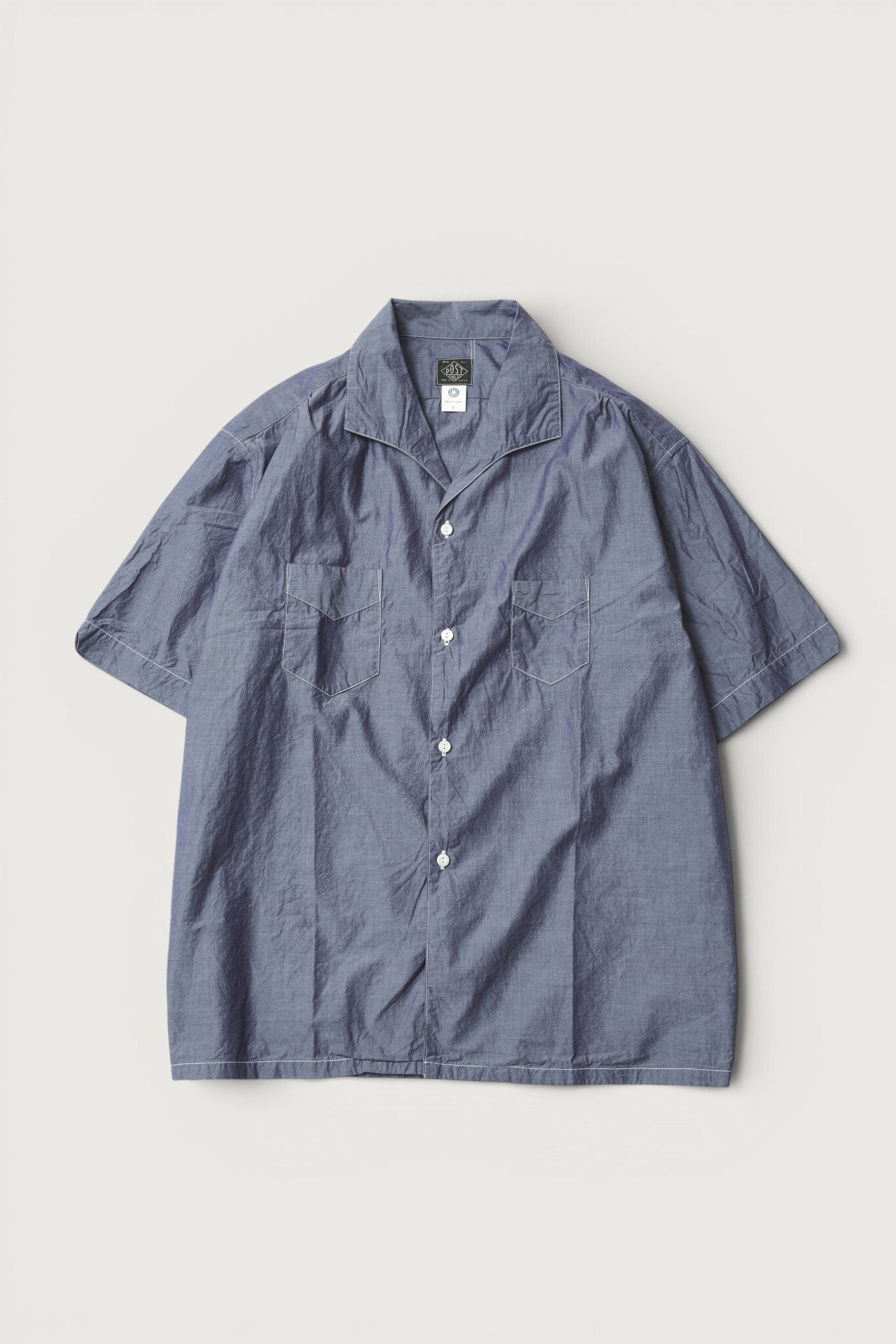 #3231-HBB Fever 2 S/S : high count broadcloth blue