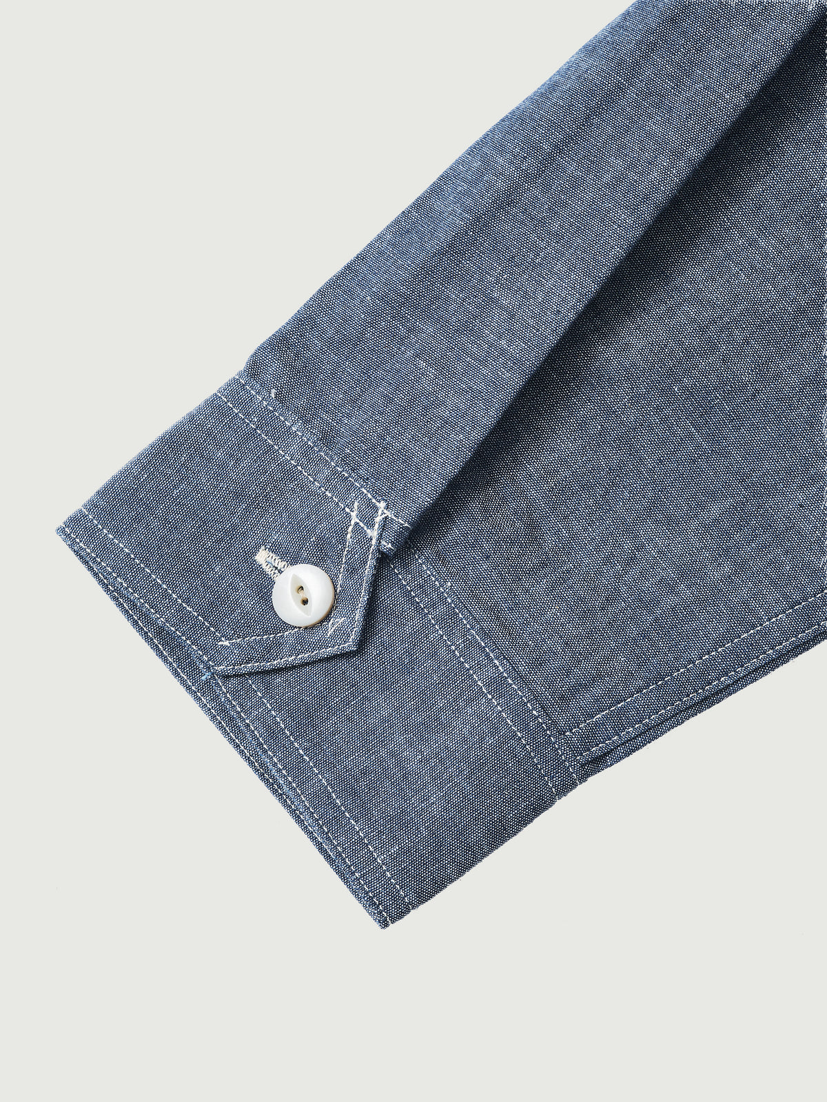 #1206-11R No.6 Shirt : classic chambray indigo rigid  [SHOP SPECIAL]