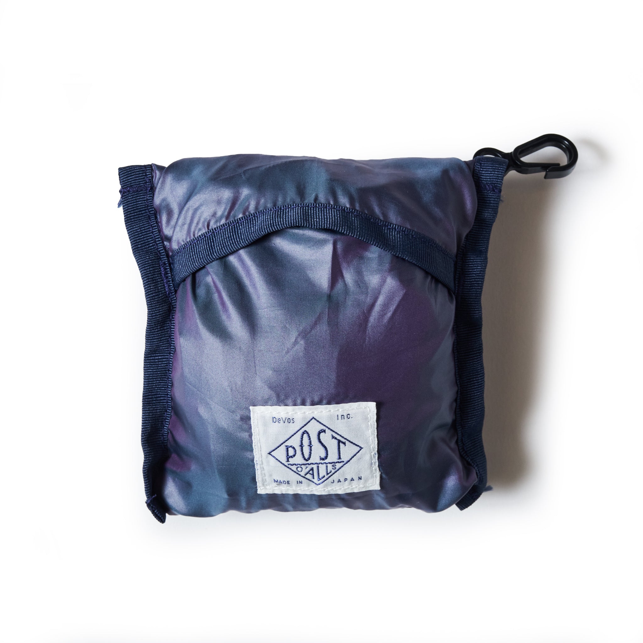 #4208-PTN Packable Helmet Bag 2 : poly taffeta navy iridescent
