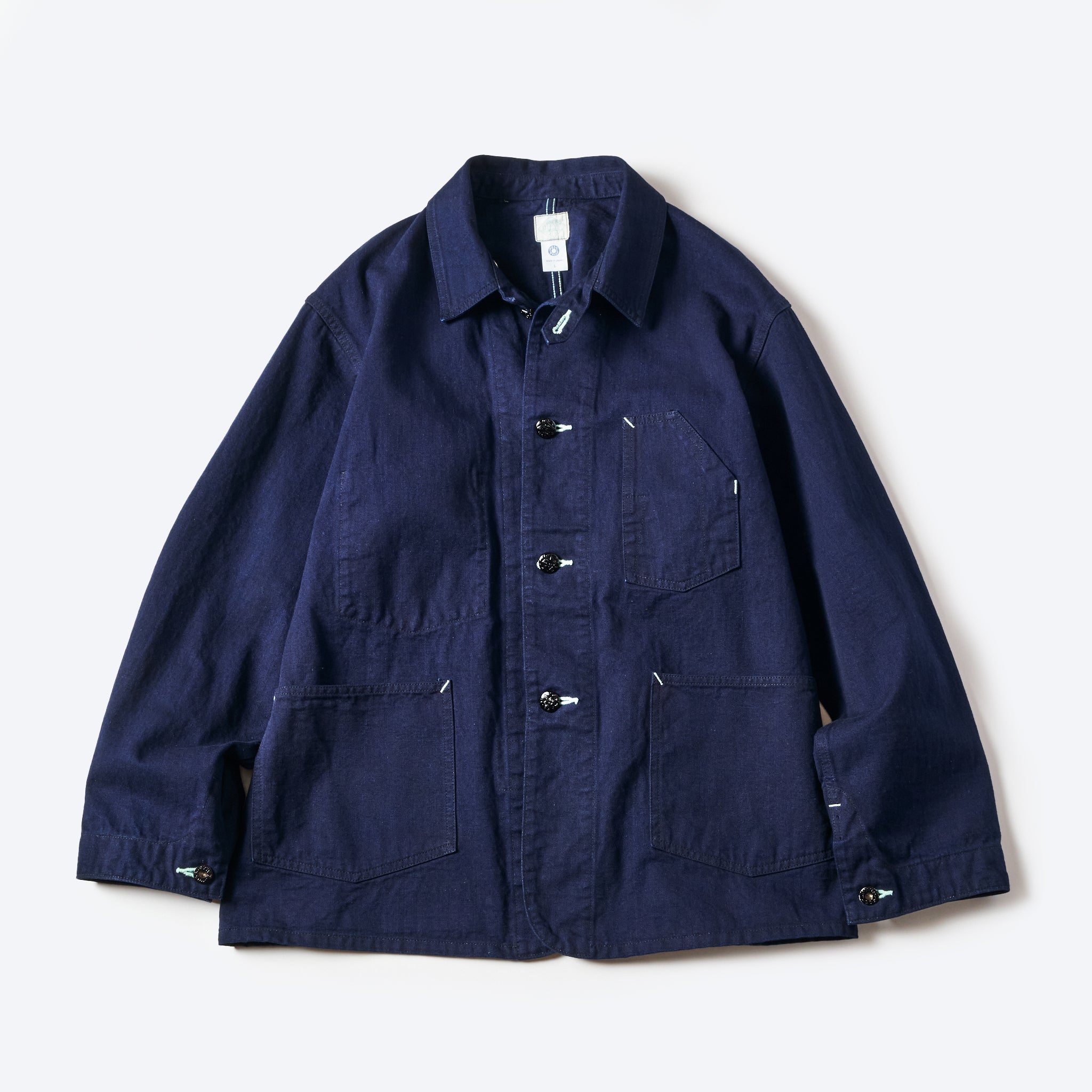 #1101-FTI No.1 Jacket : flat twill indigo