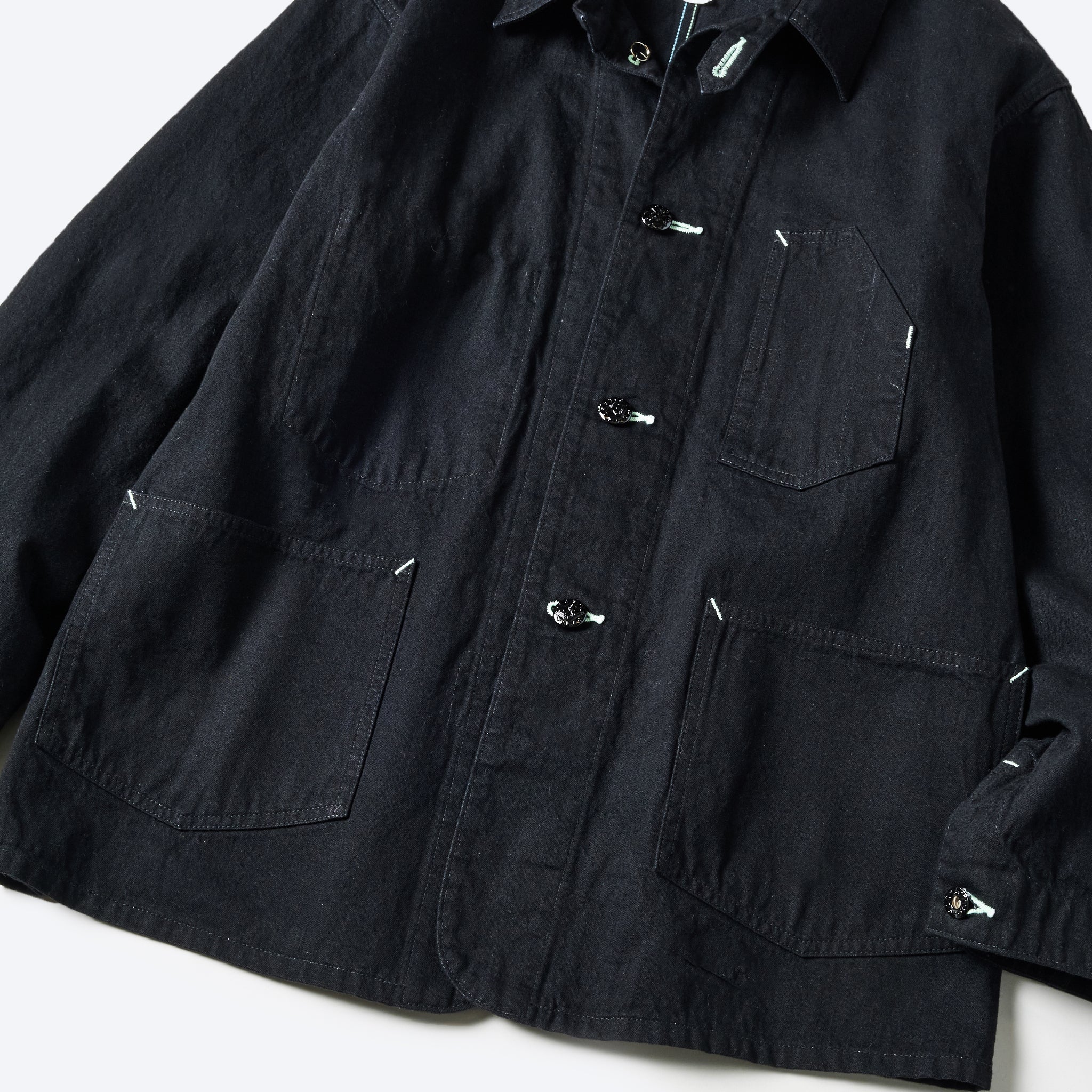 #1101-FTC No.1 Jacket : flat twill charcoal