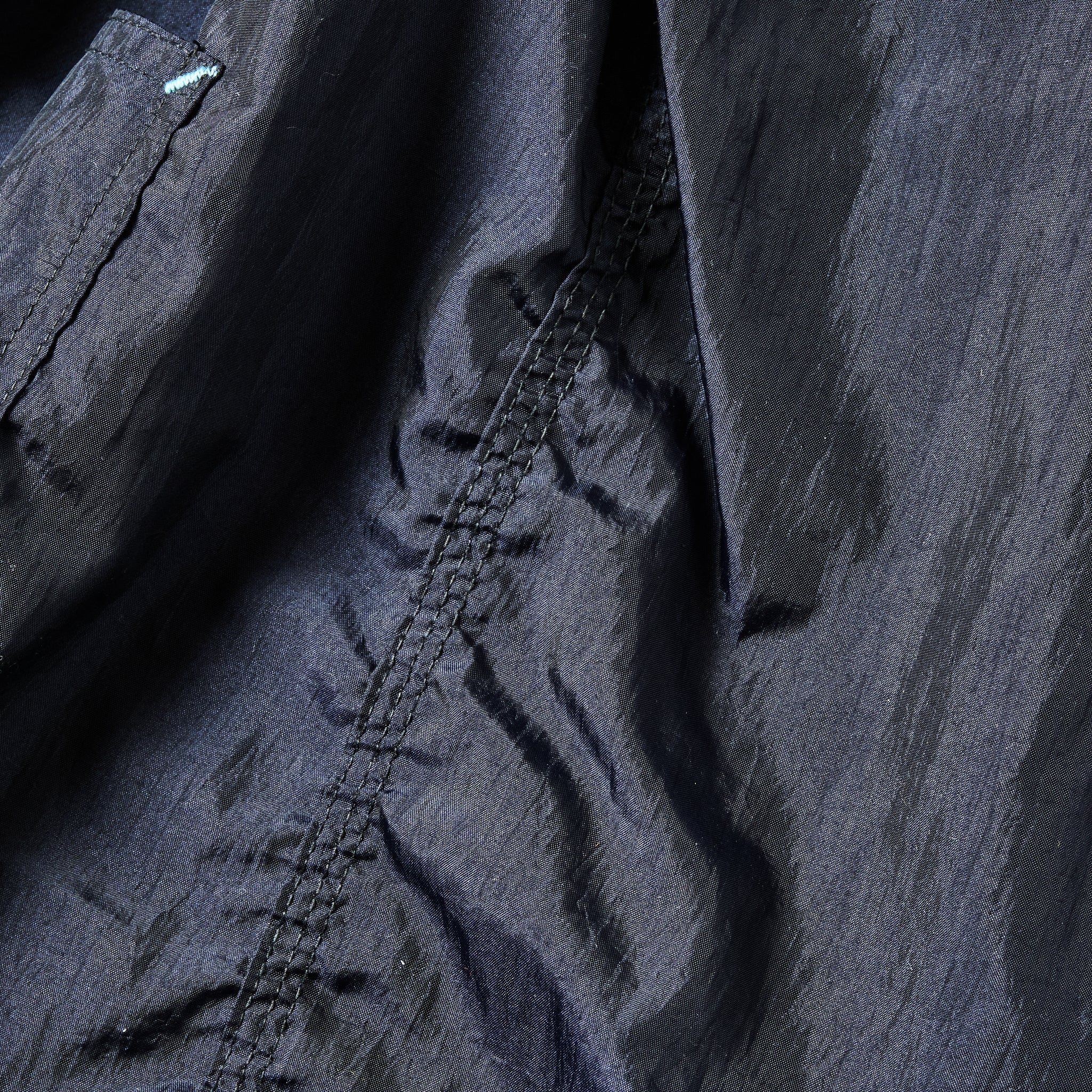 #1102-CTN Engineers' Jacket : crinkle nylon taffeta navy