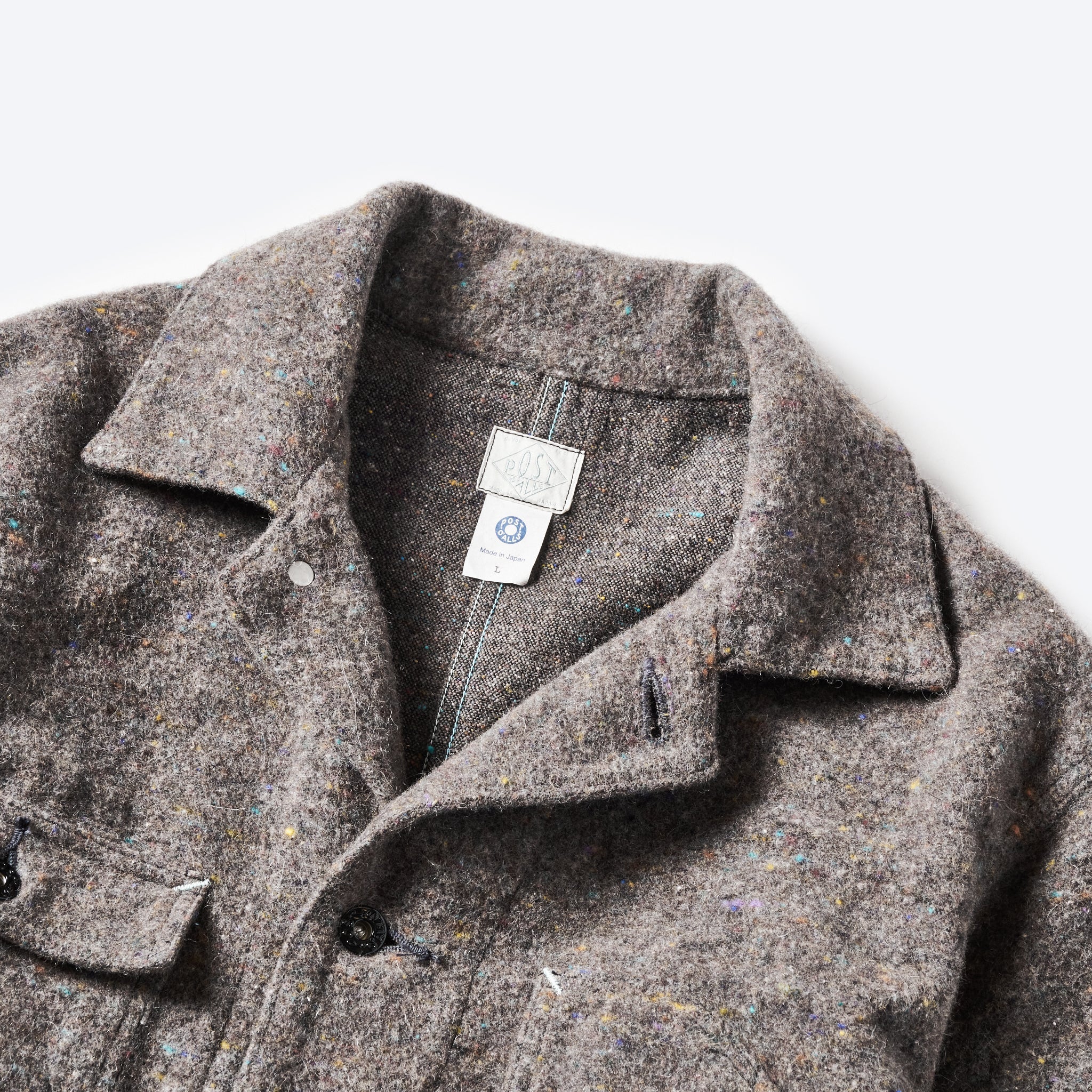 #1103-TWB Polarfleece Jacket (trashed wool version) : trashed wool base