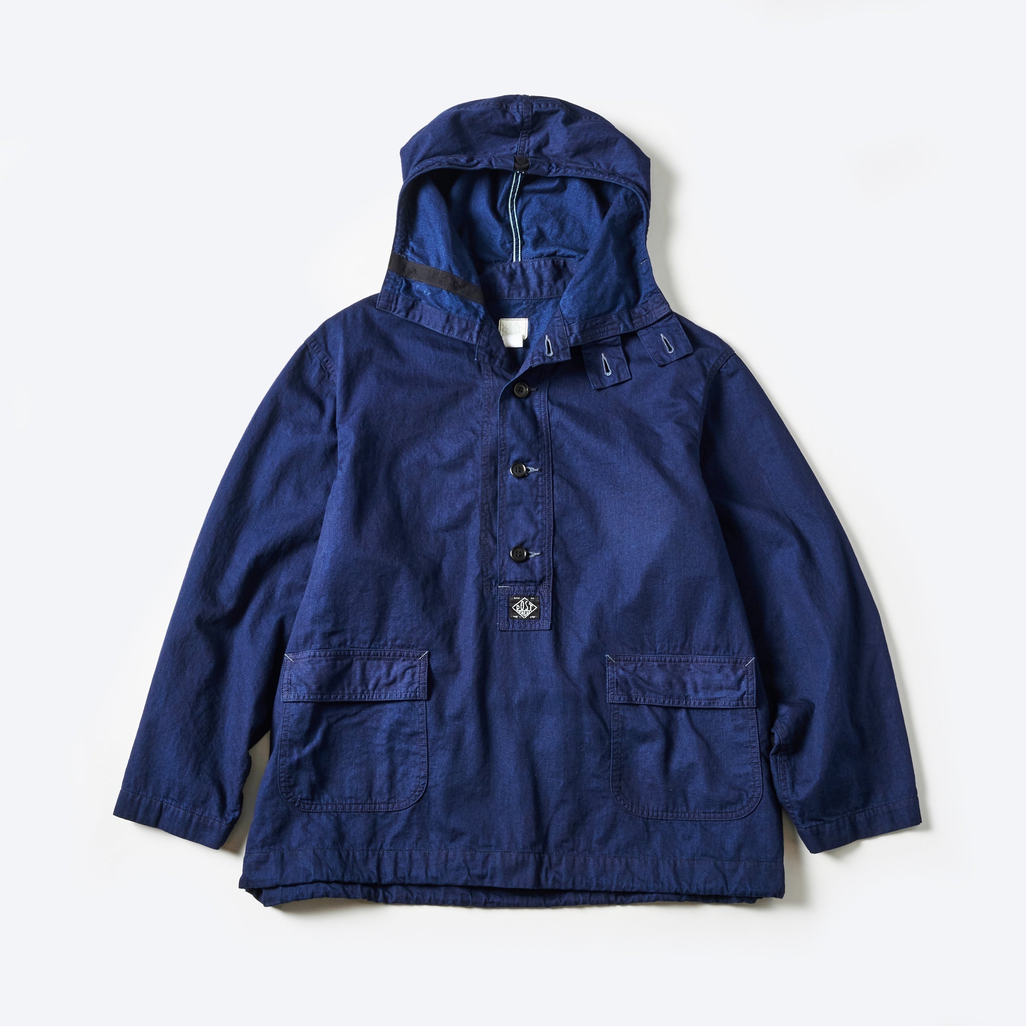 #1105-VTI NAVY Parka : vintage twill indigo