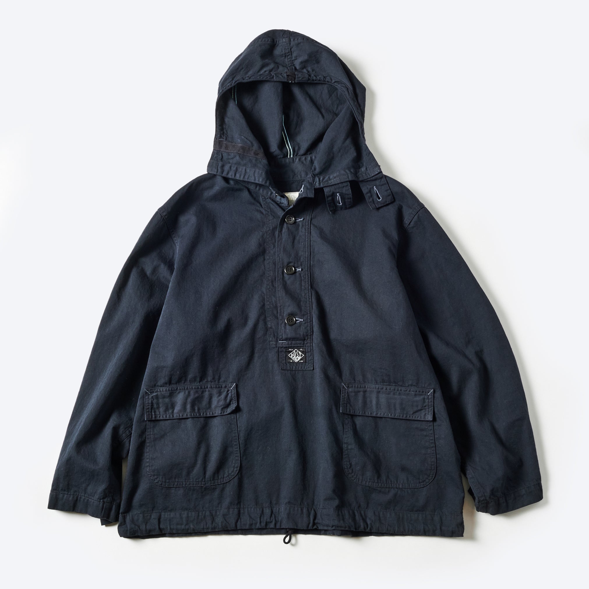 #1105-VTC NAVY Parka : vintage twill charcoal