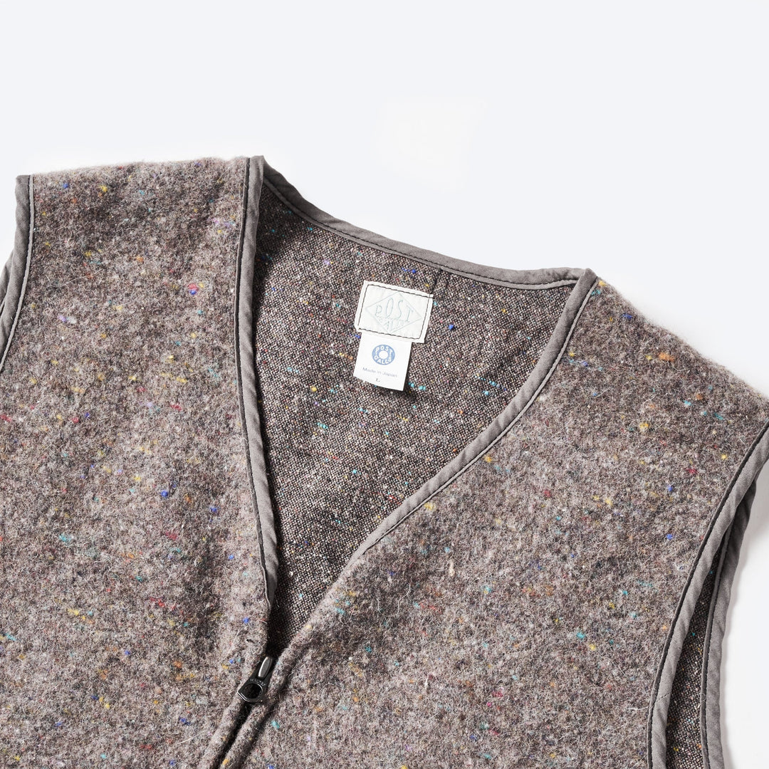 POST O'ALLS 【 ポストオーバーオールズ 】Fleece Vest Polar