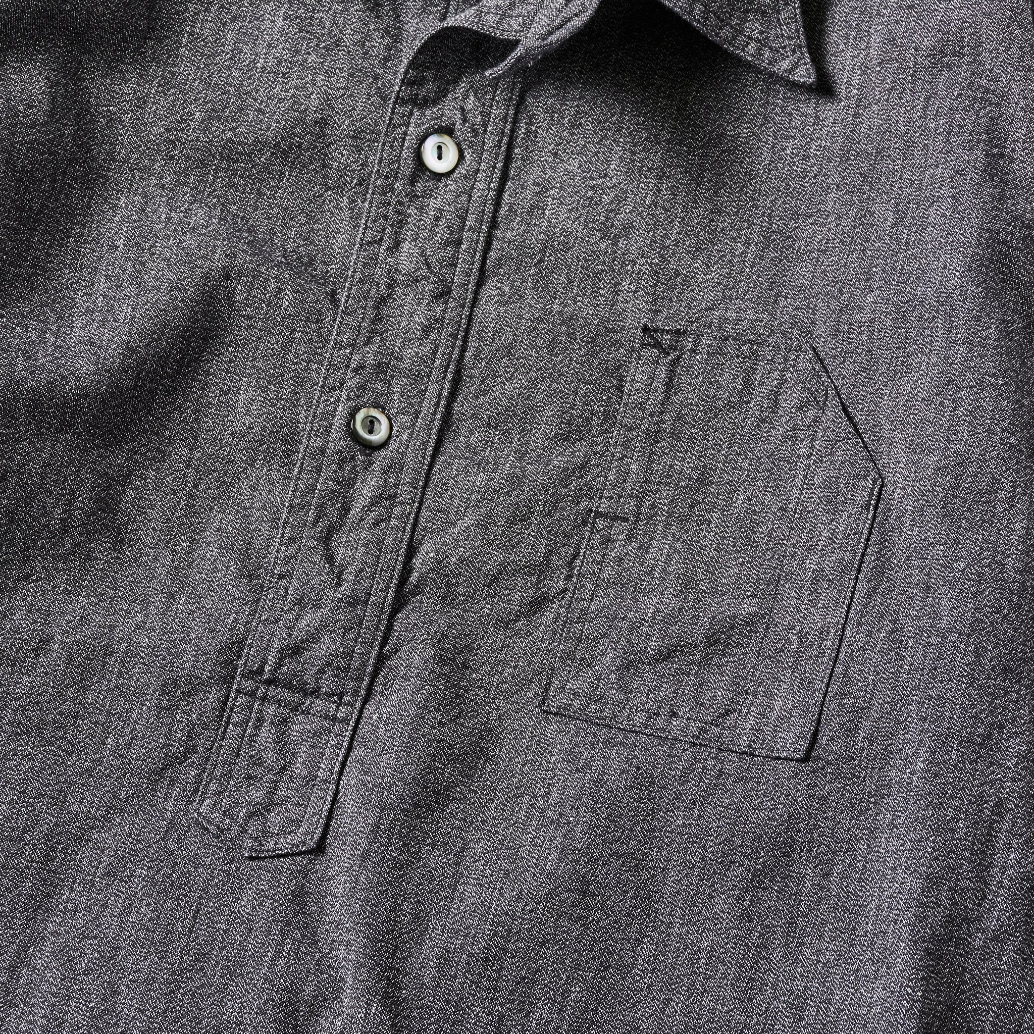 #1201-GC No.1 Shirt : grey covert salt & pepper