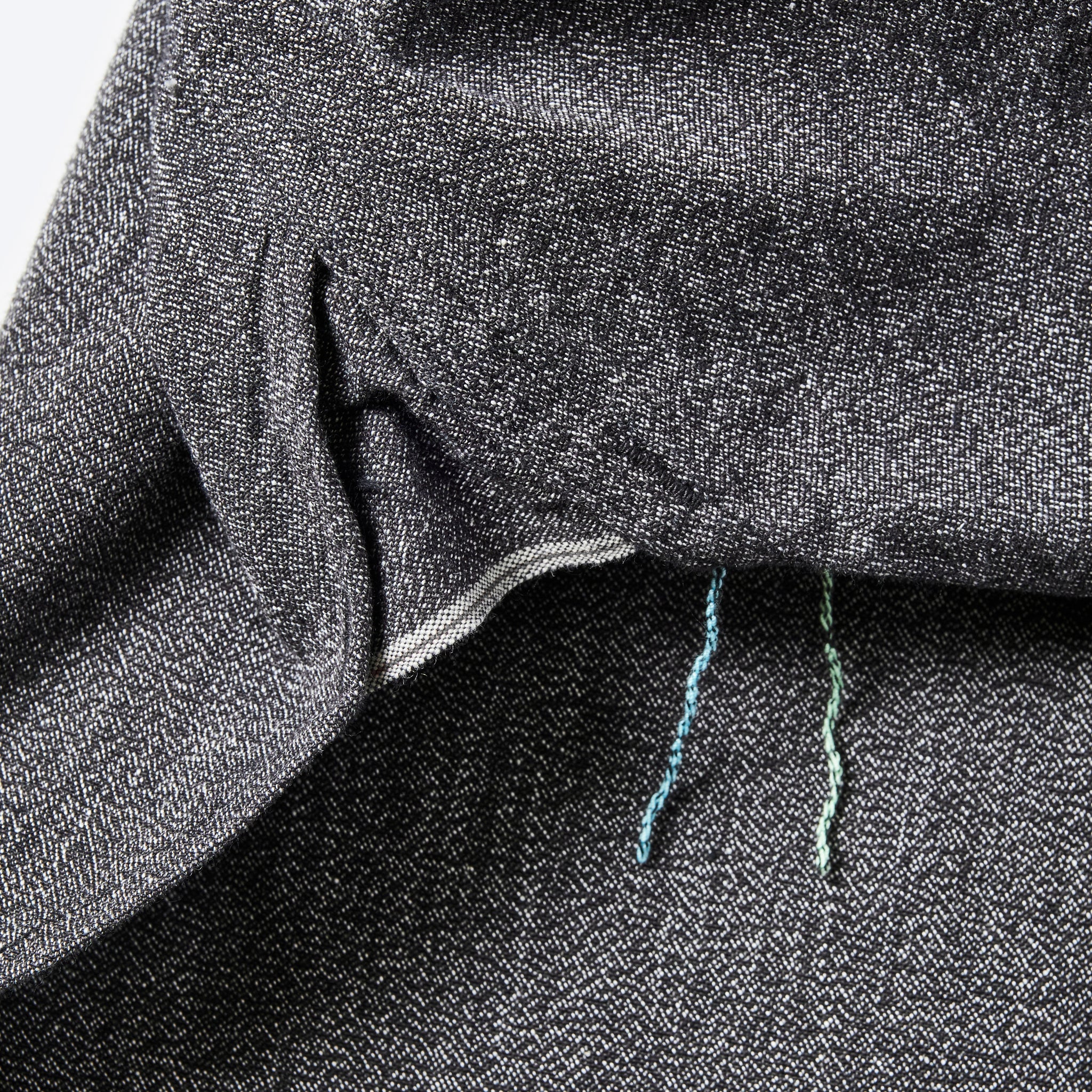#1201-GC No.1 Shirt : grey covert salt & pepper
