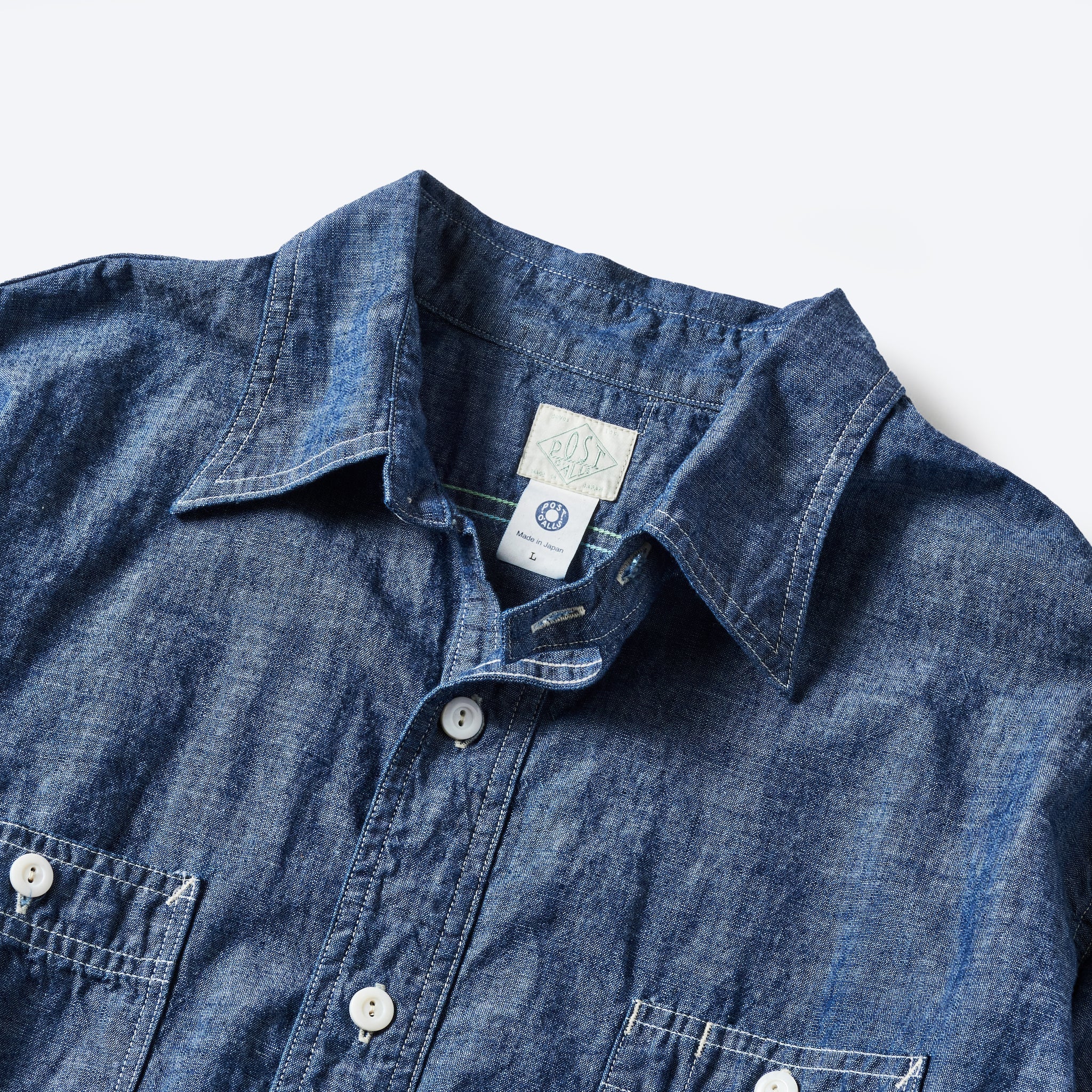 #1202-CC No.2 Shirt : classic chambray indigo