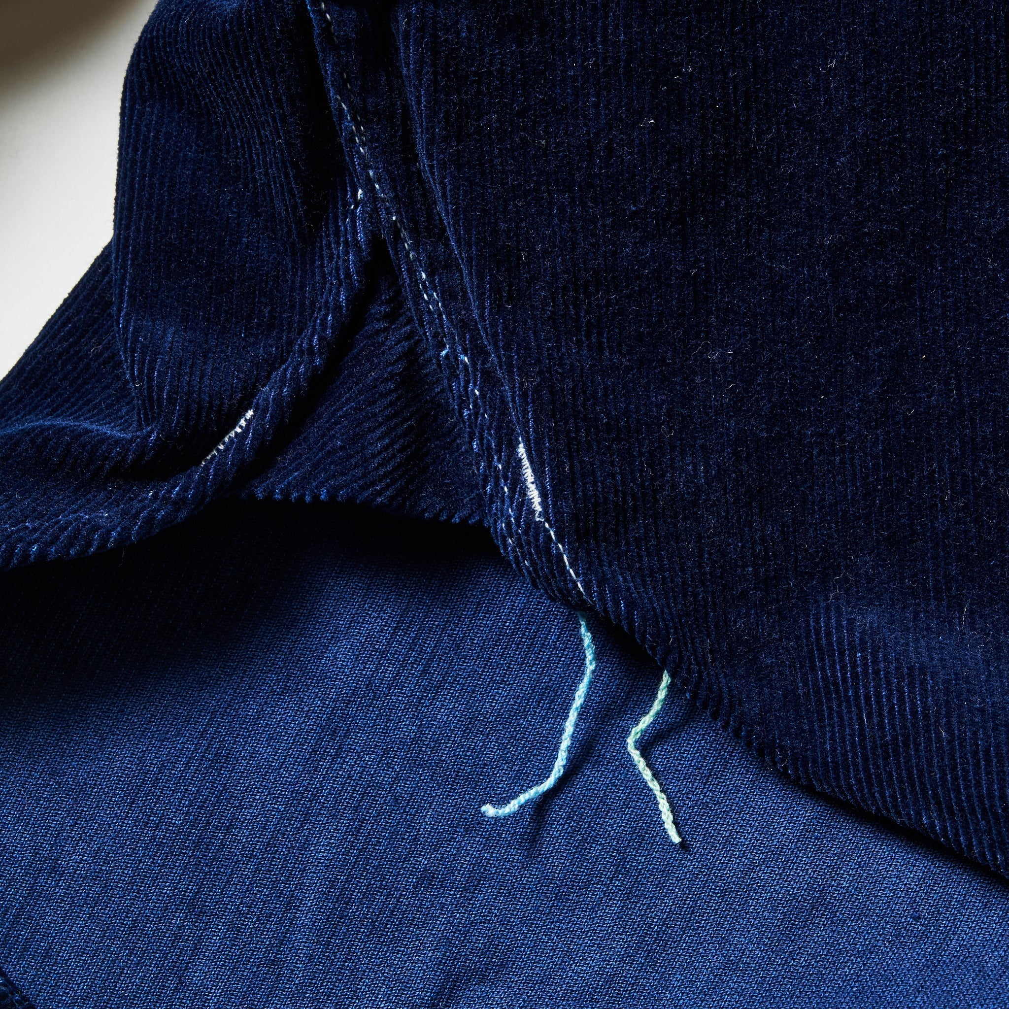#1202-CCI No.2 Shirt : cotton cords indigo