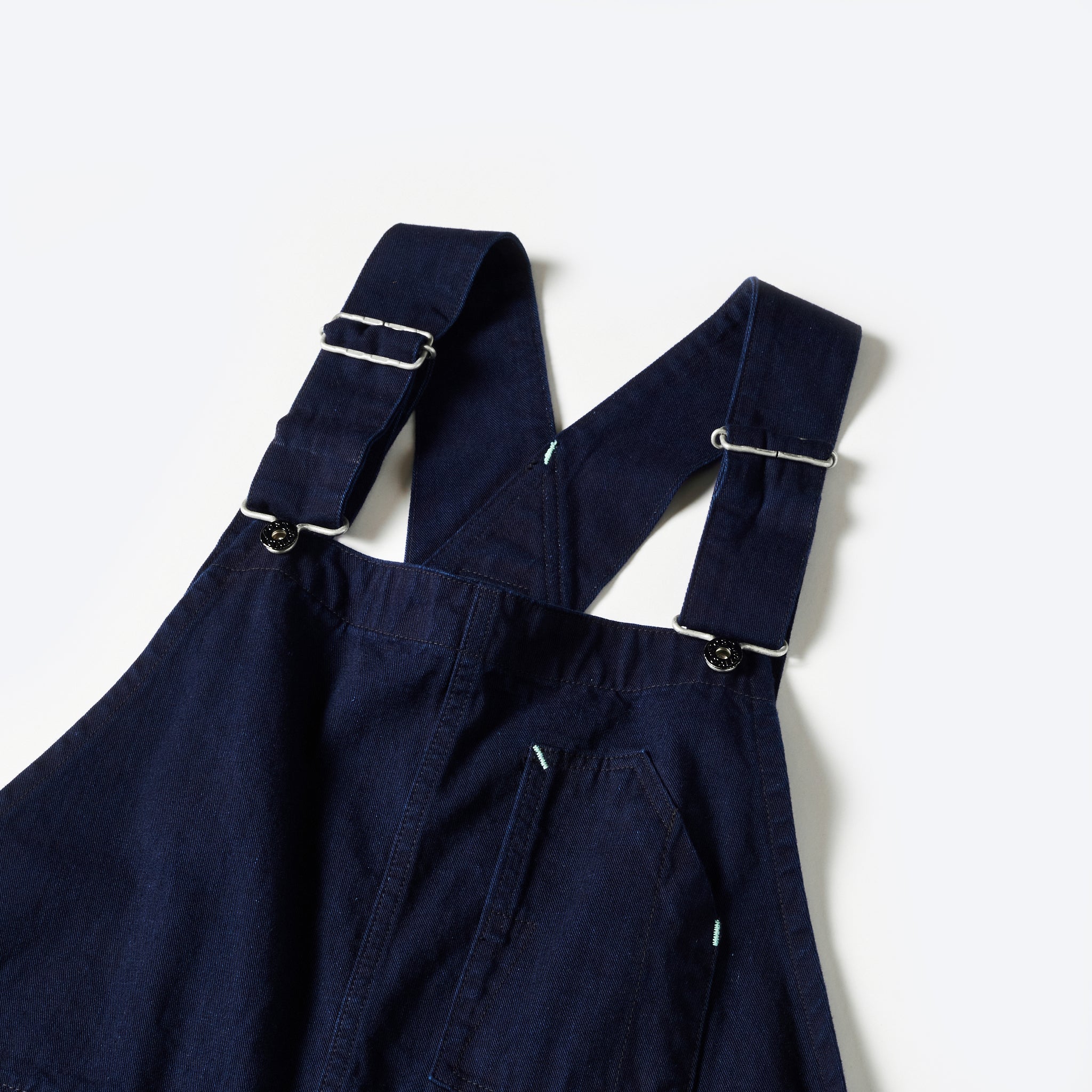 #1401-FTI No.1 Overalls : flat twill indigo