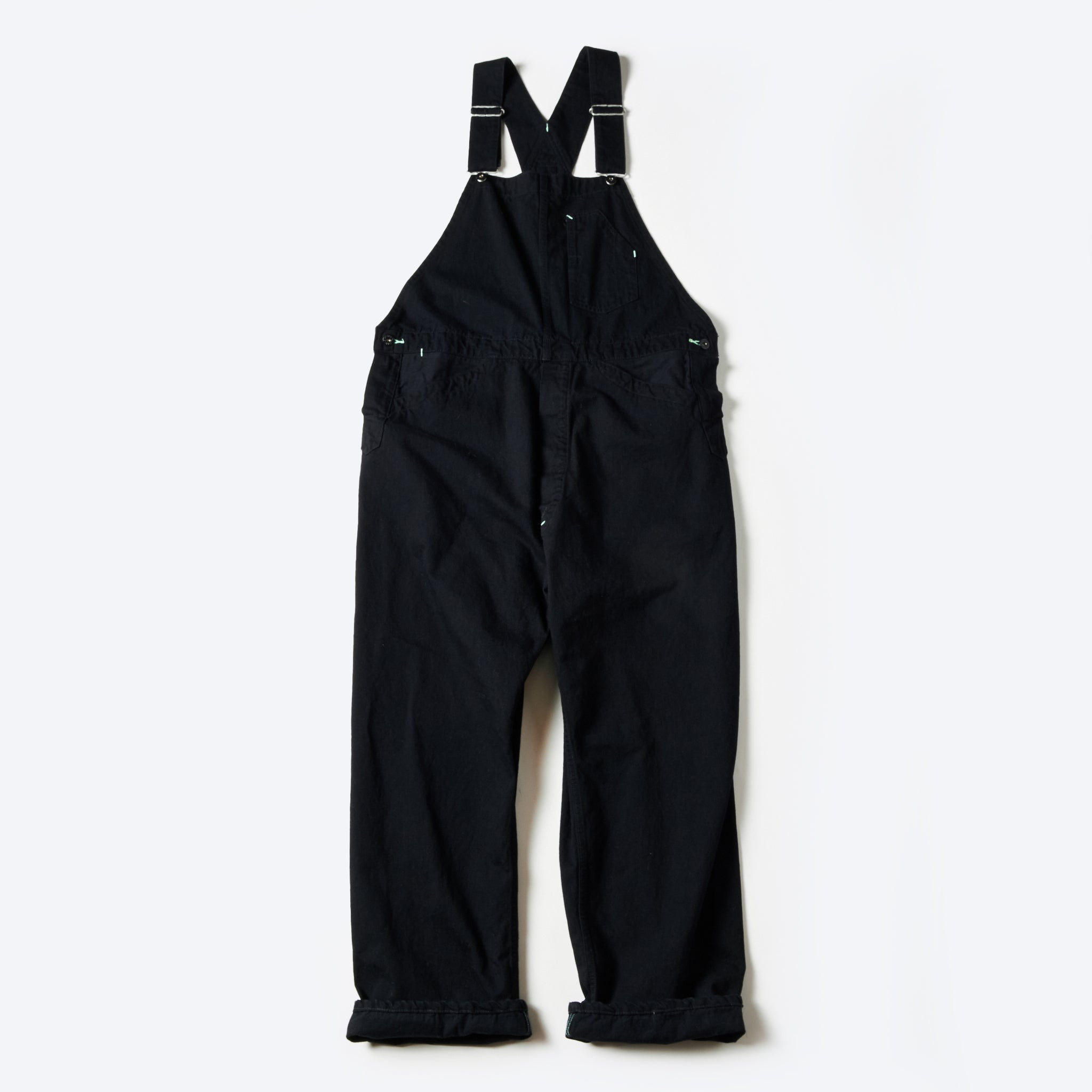 #1401-FTC No.1 Overalls : flat twill charcoal