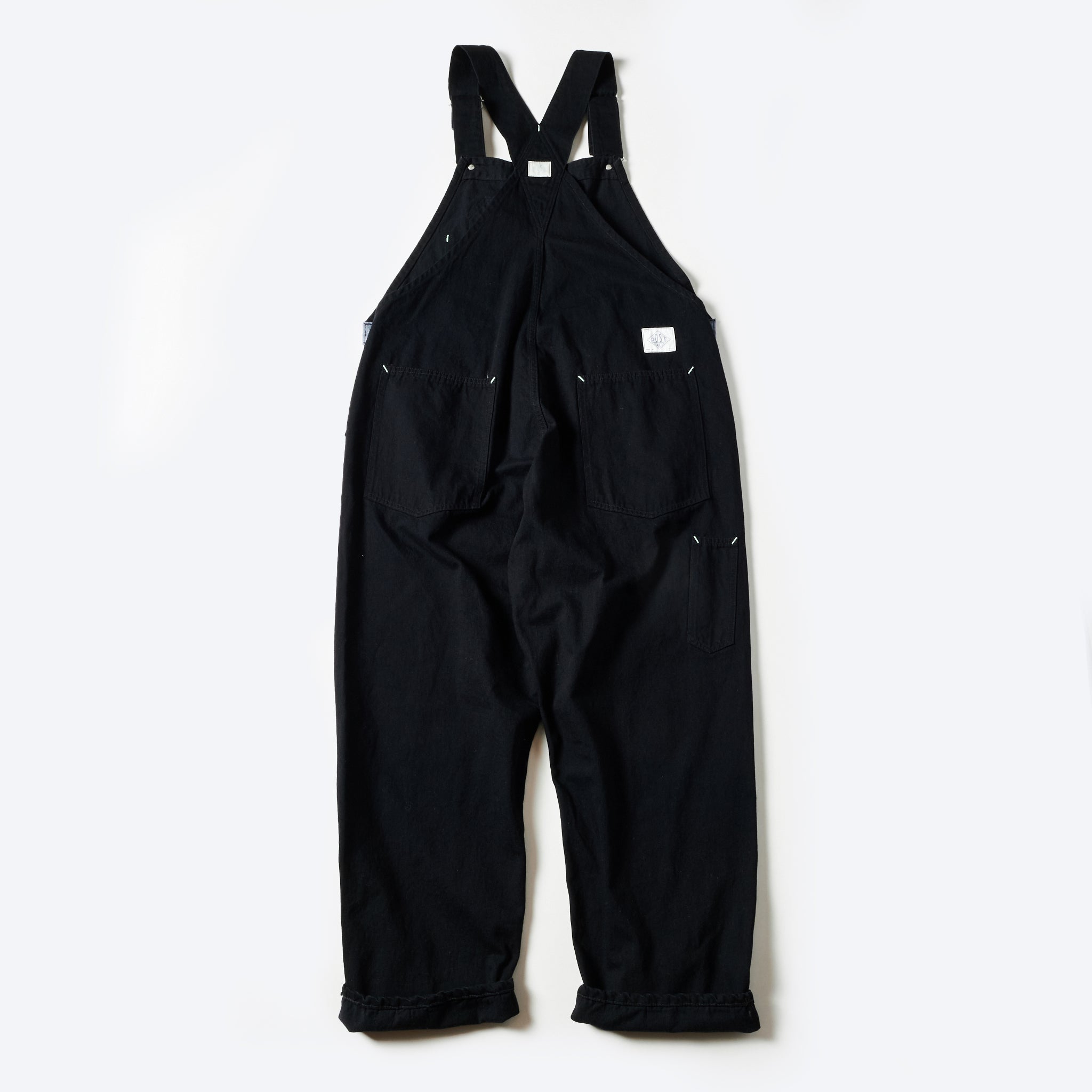 #1401-FTC No.1 Overalls : flat twill charcoal