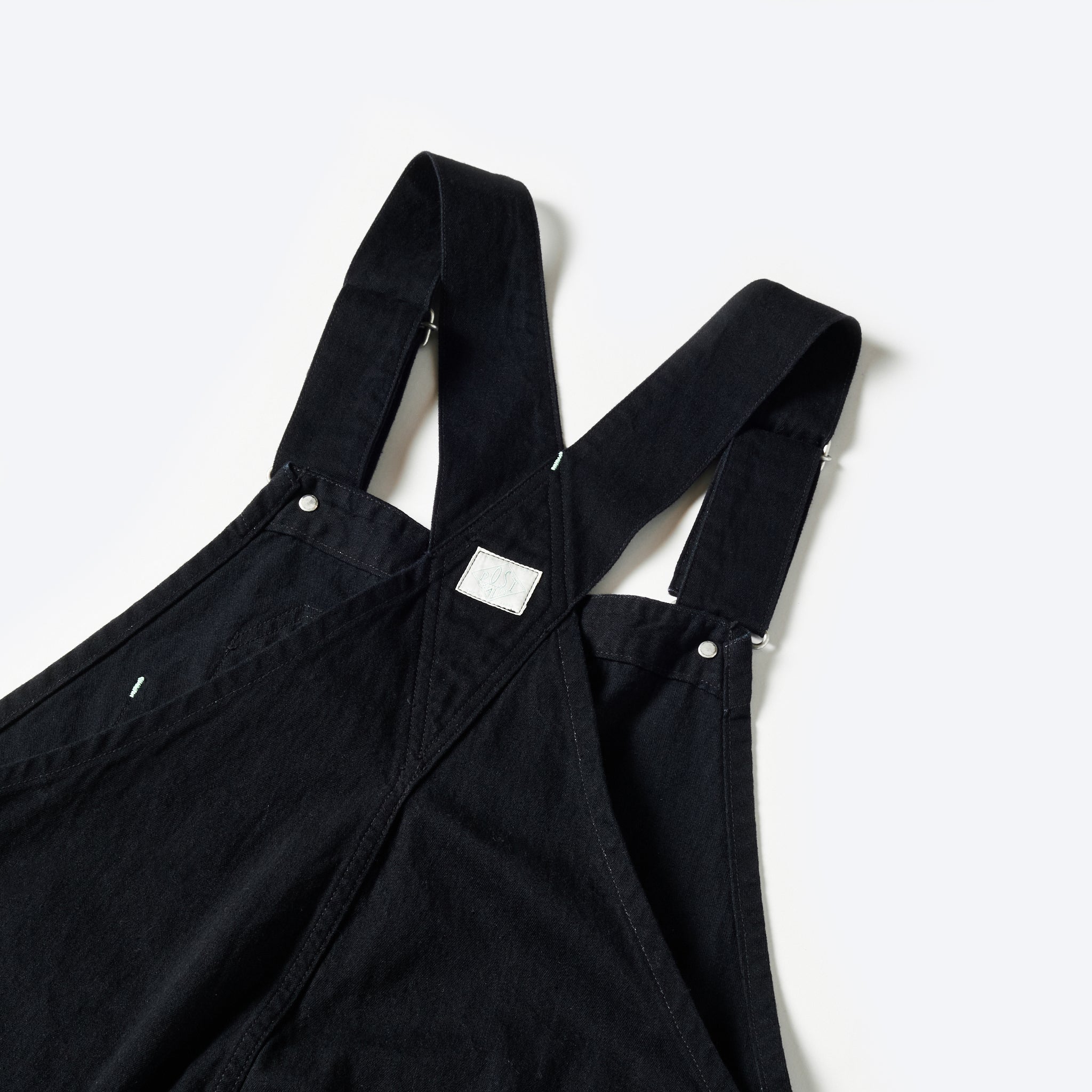 #1401-FTC No.1 Overalls : flat twill charcoal