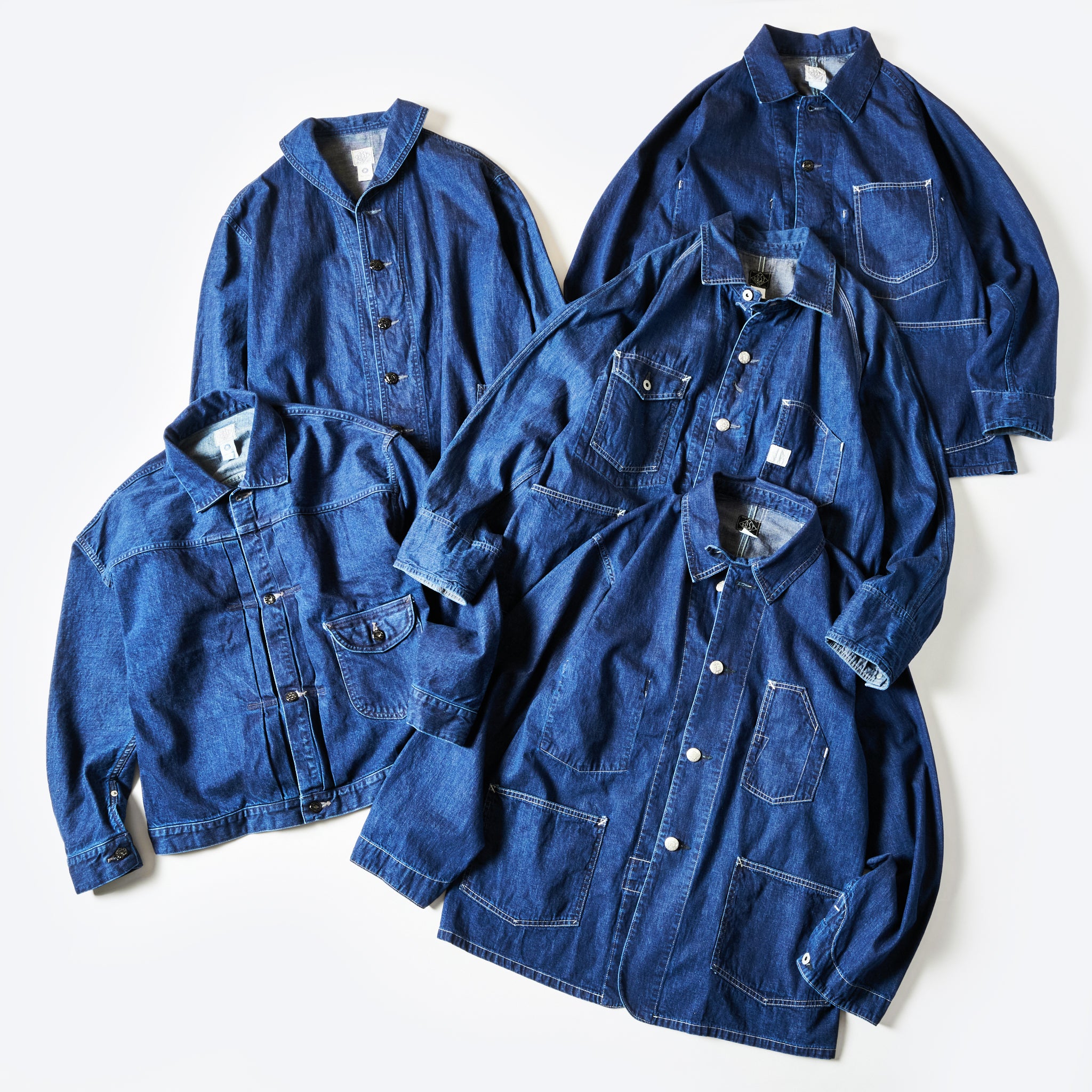 #1102-8DW Engineer's Jacket : 8oz. deep washed denim indigo