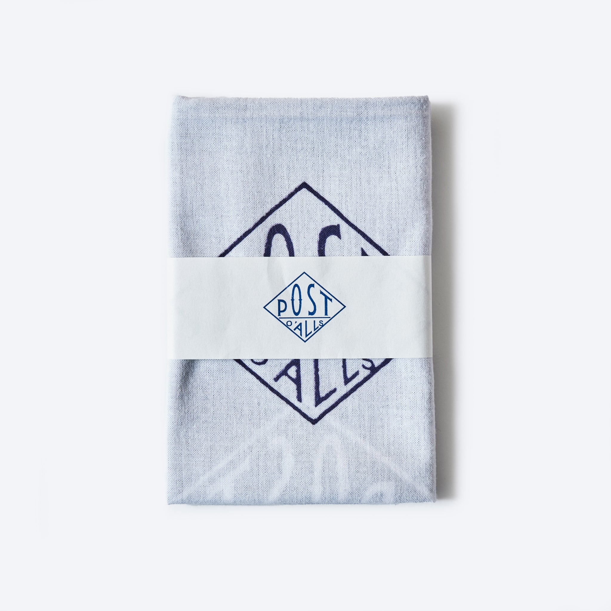 #1960-WN POST Tenugui : white/navy 116 x 34