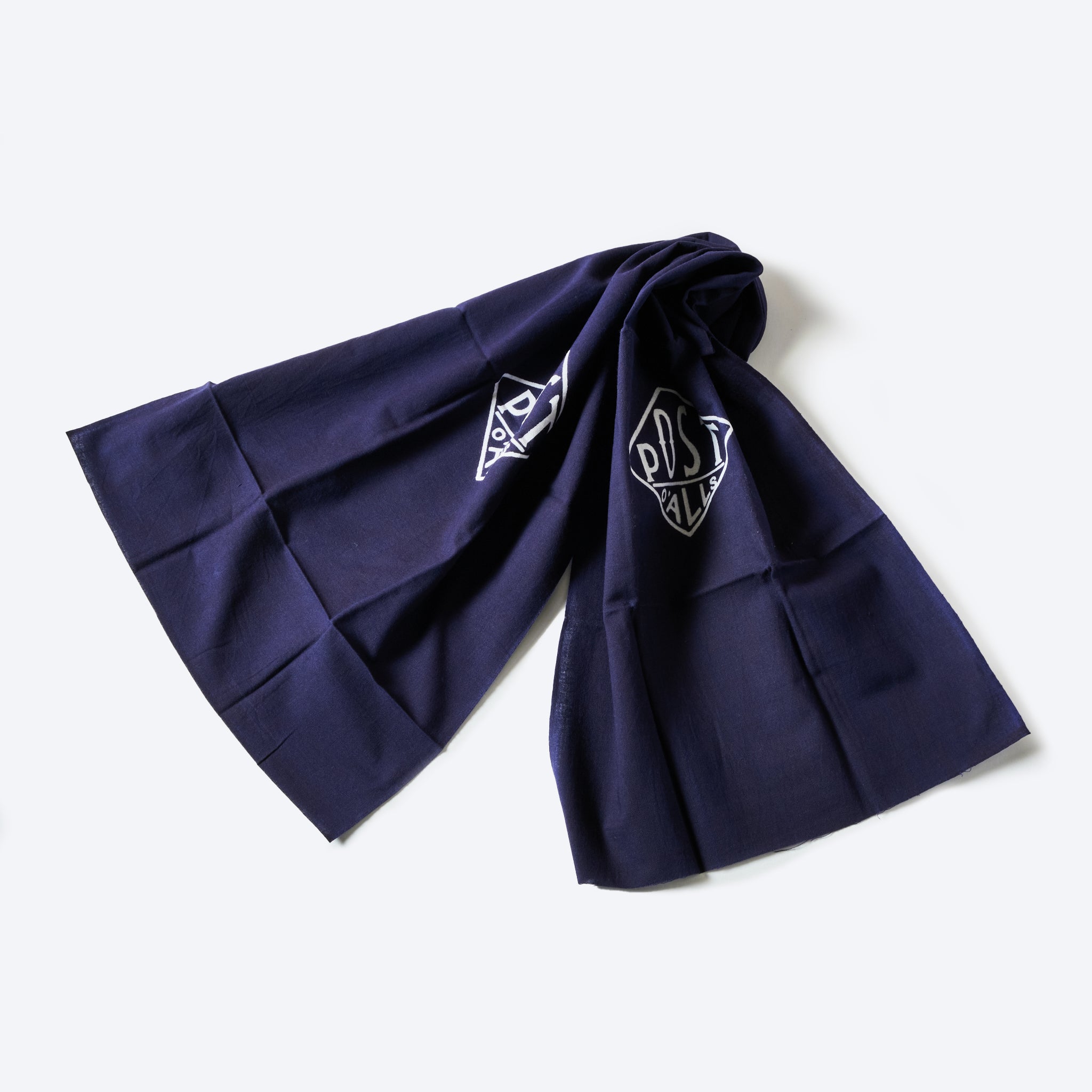 #1960-NV POST Tenugui : navy/navy 116 x 34