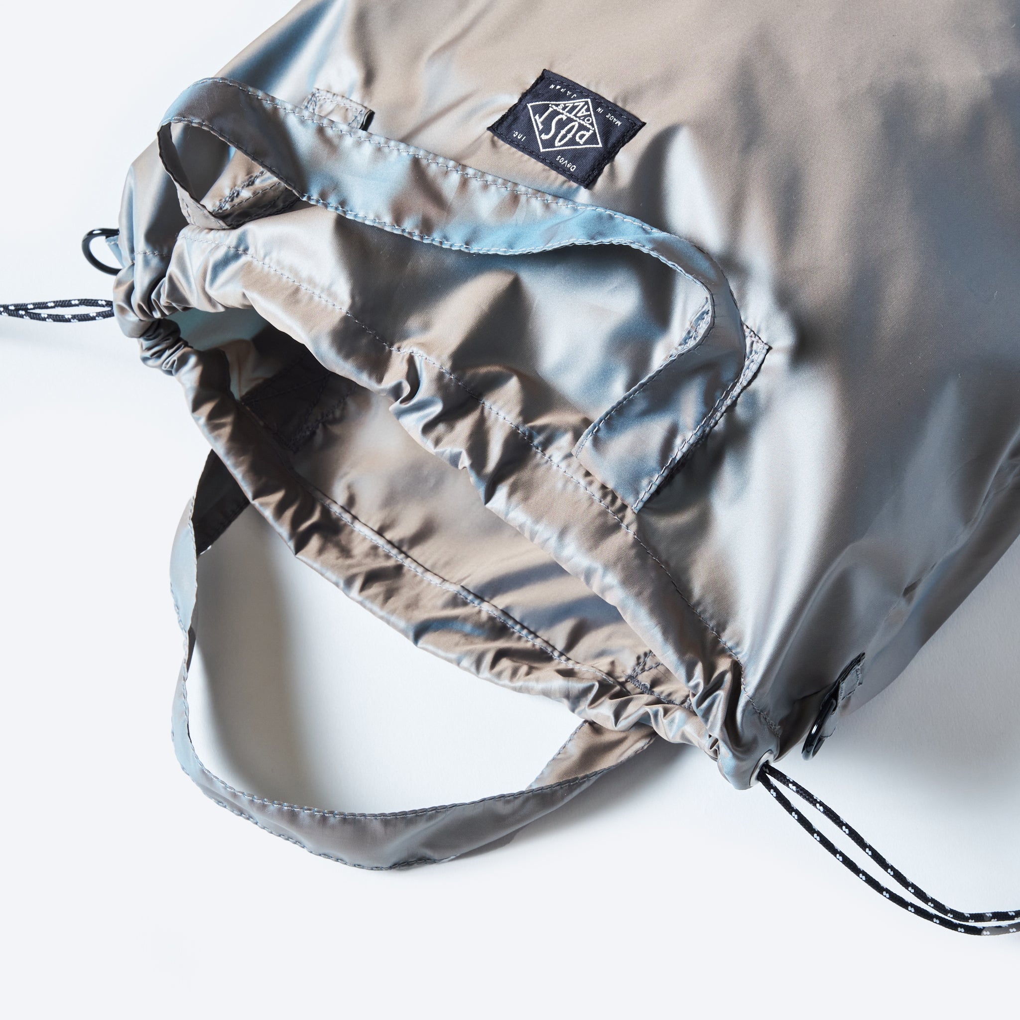 #4207-PTK Packable Helmet Bag 1 : poly taffeta khaki iridecent