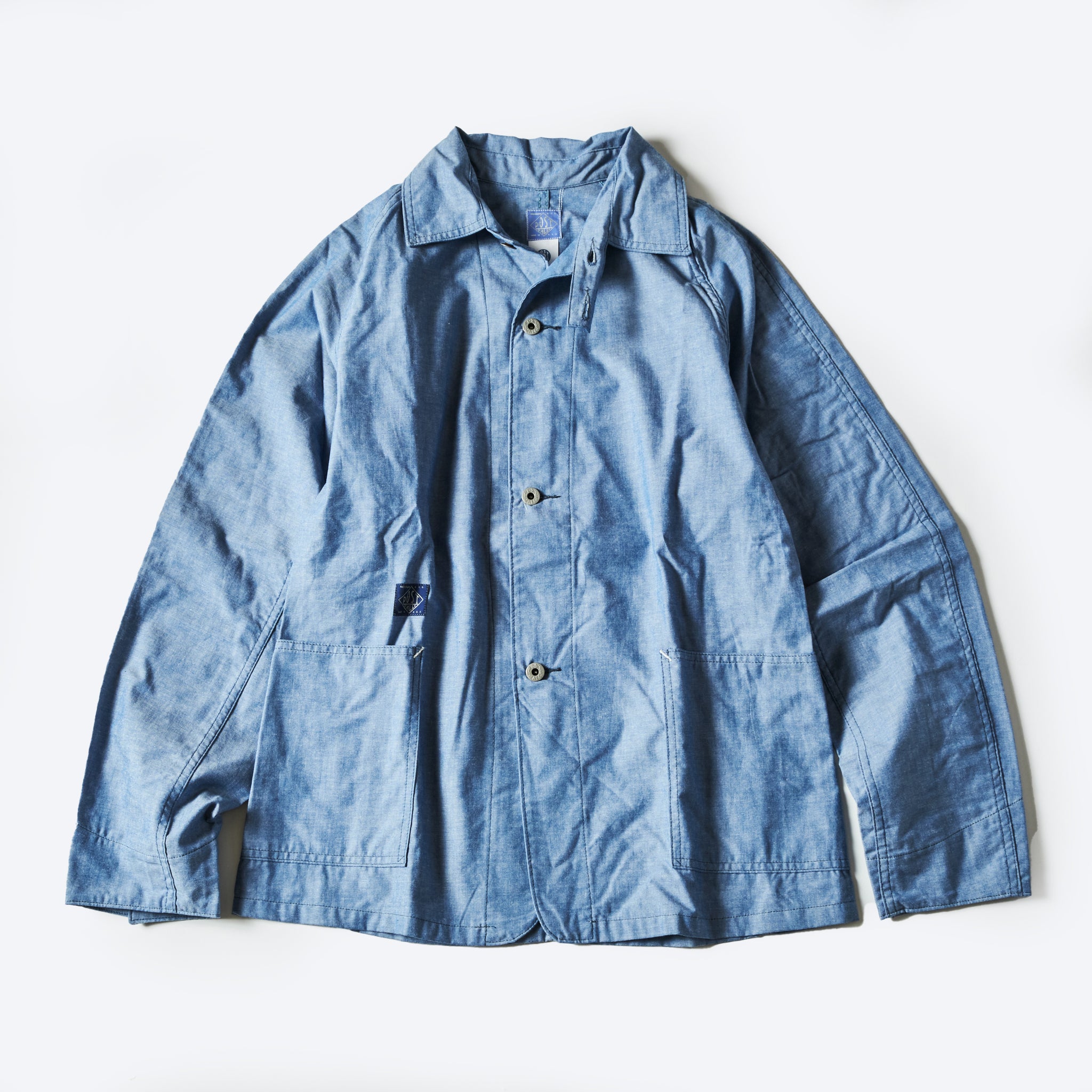#2131R-SC SB40-R : southern chambray indigo "Dead Stock"