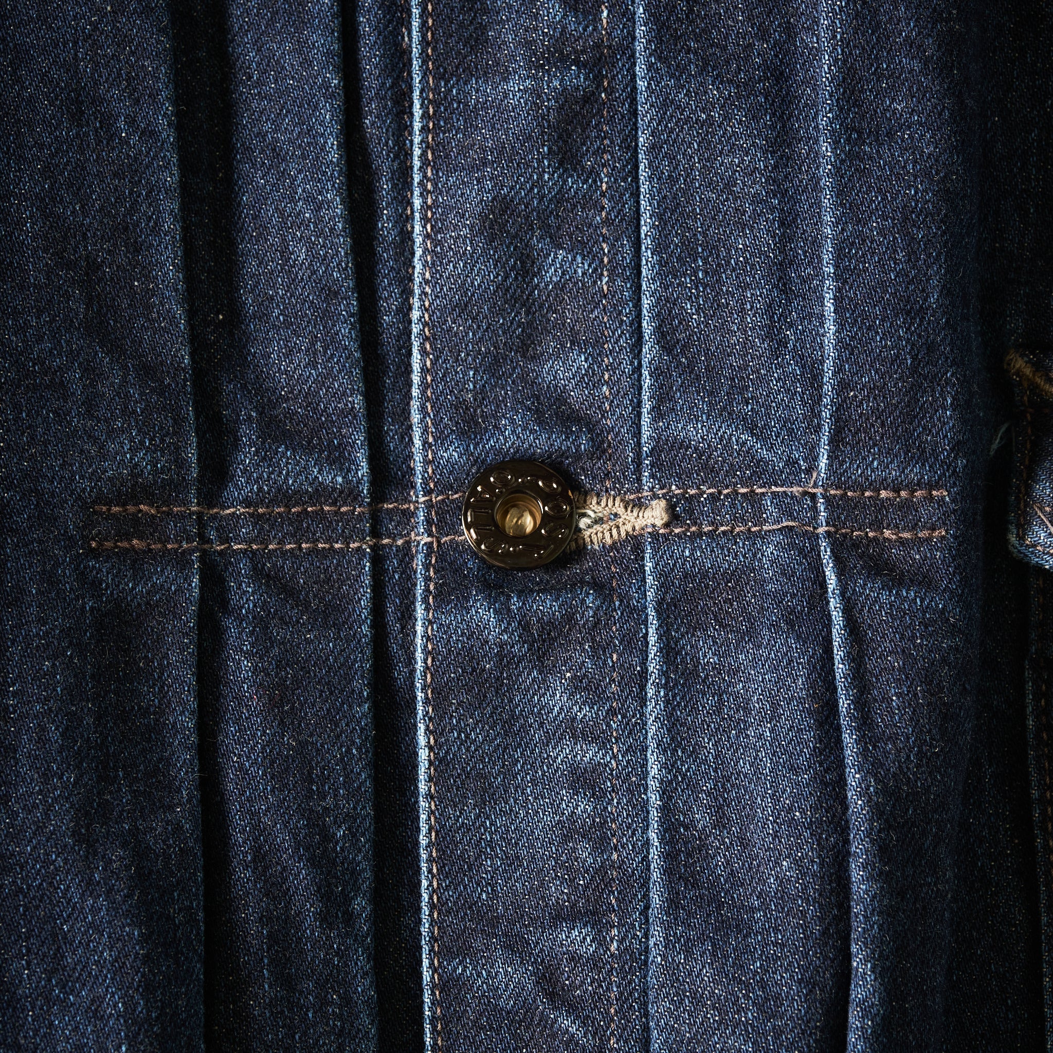 #1108-12DW Ranchero : 12oz. selvedge deep washed denim indigo