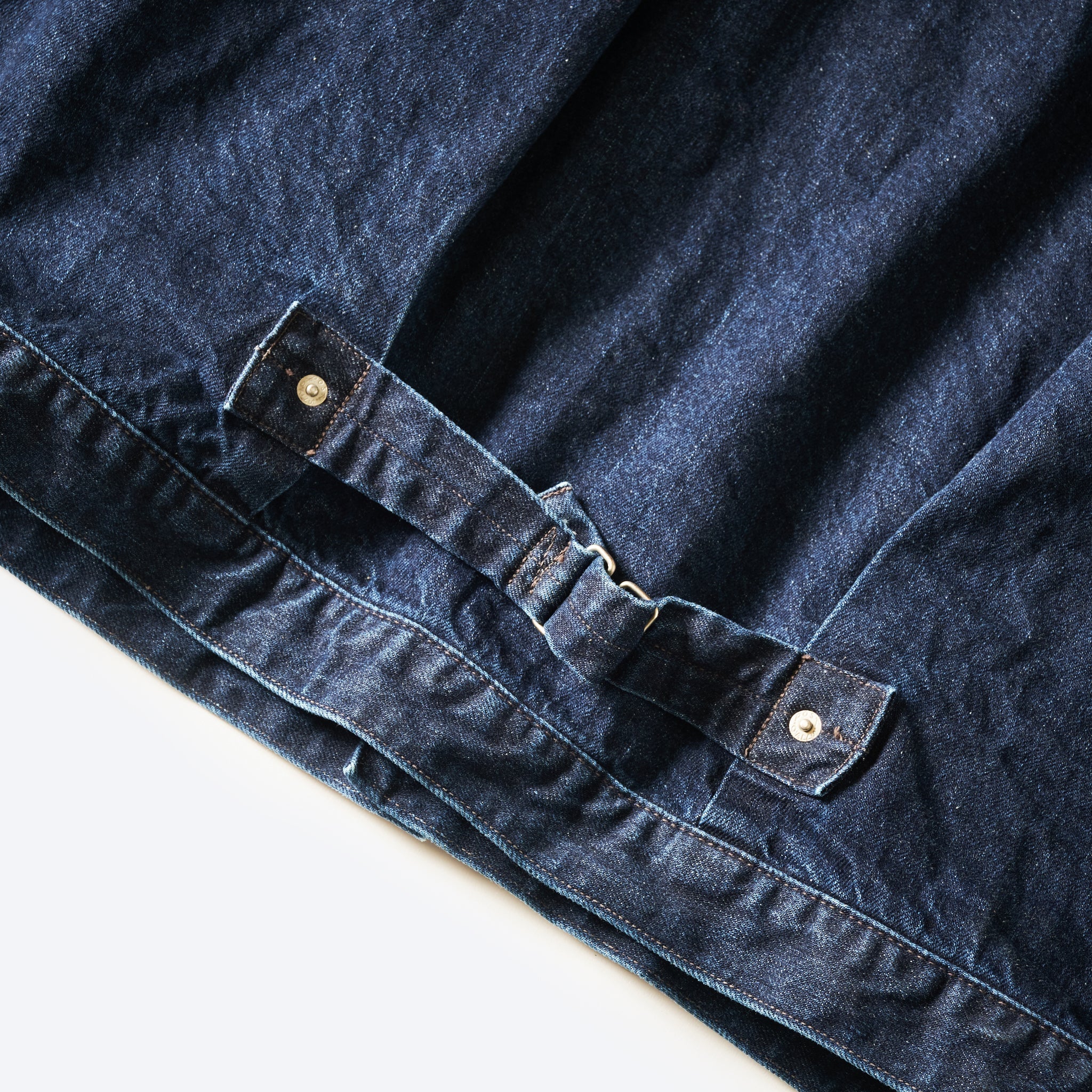 #1108-12DW Ranchero : 12oz. selvedge deep washed denim indigo