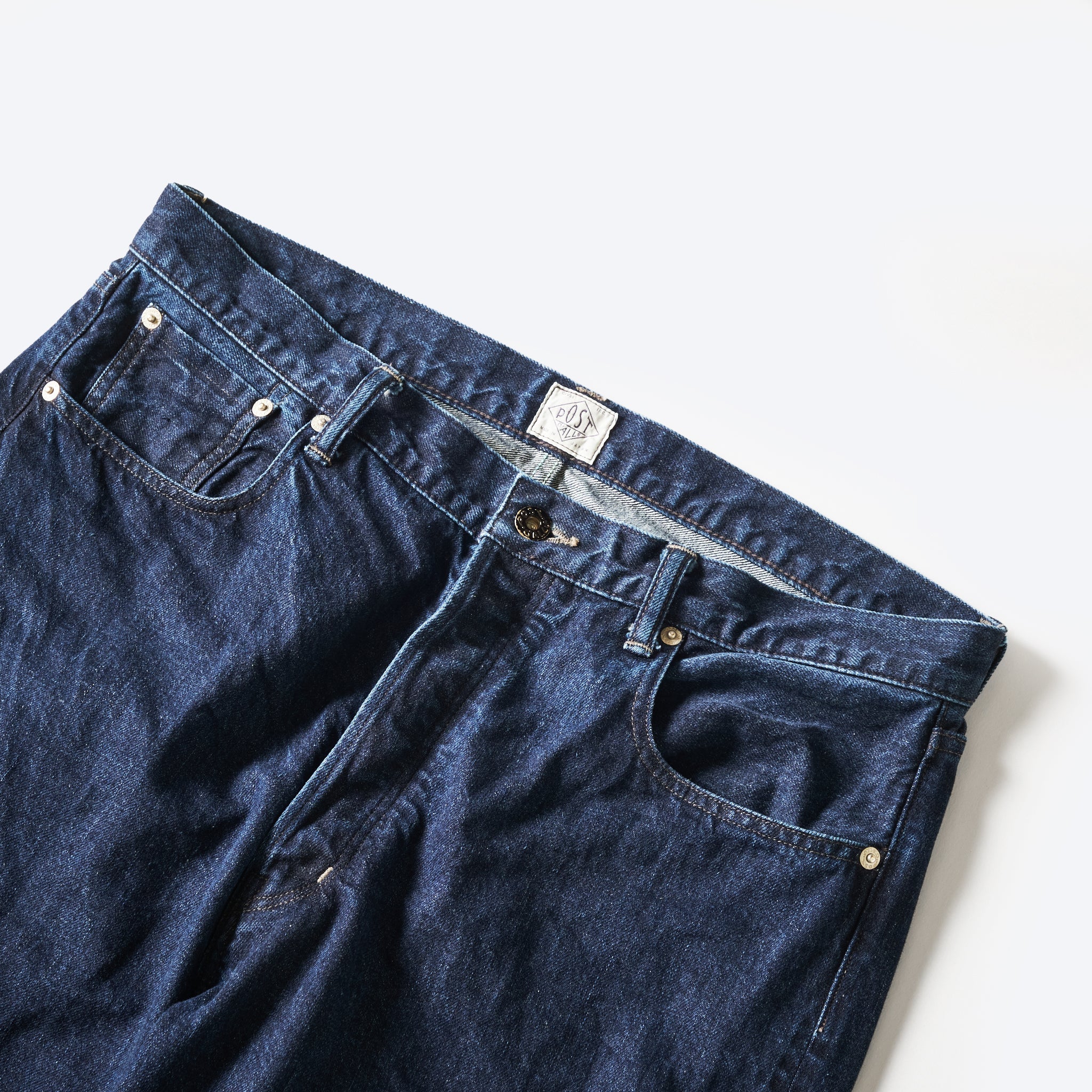 #1382-12DW No.1 Five Pocket : 12oz. selvedge deep washed denim indigo